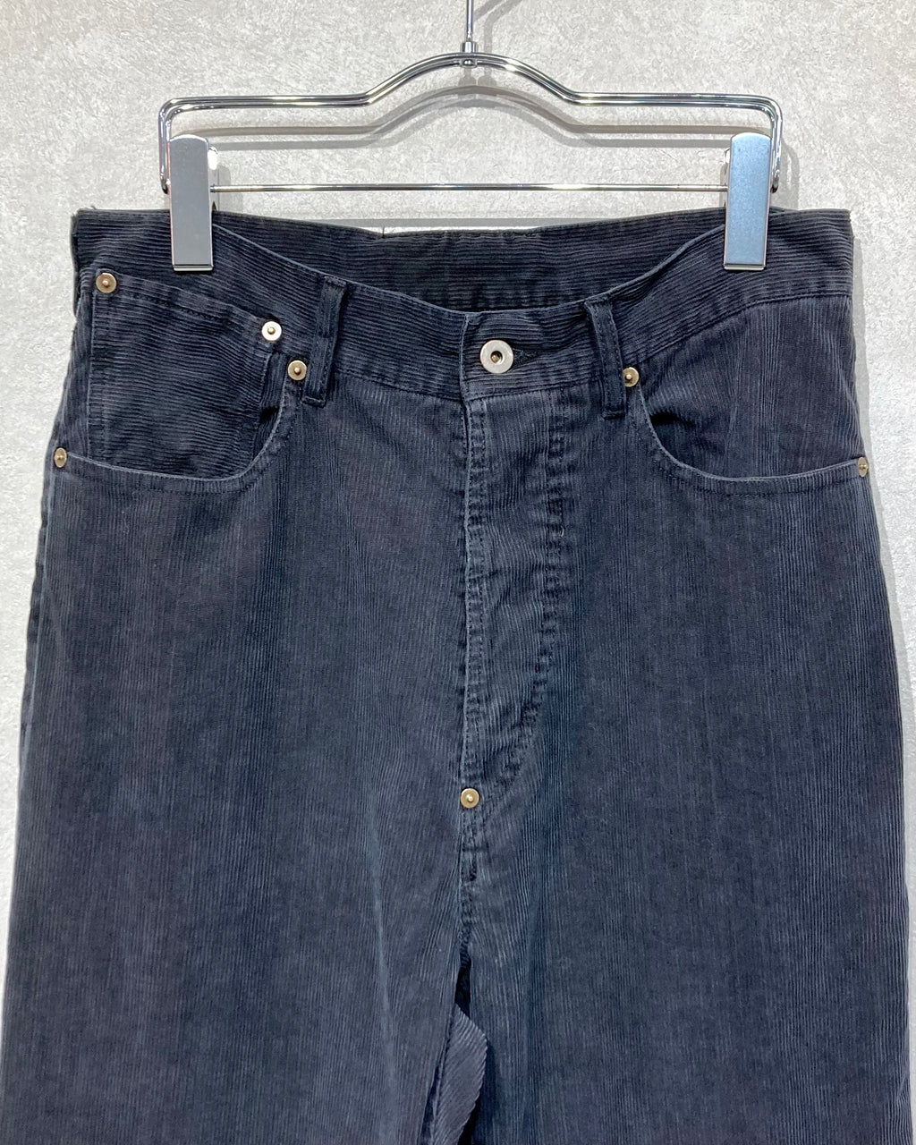 REFOMED / NEXT MAN CORDS PANTS - Black