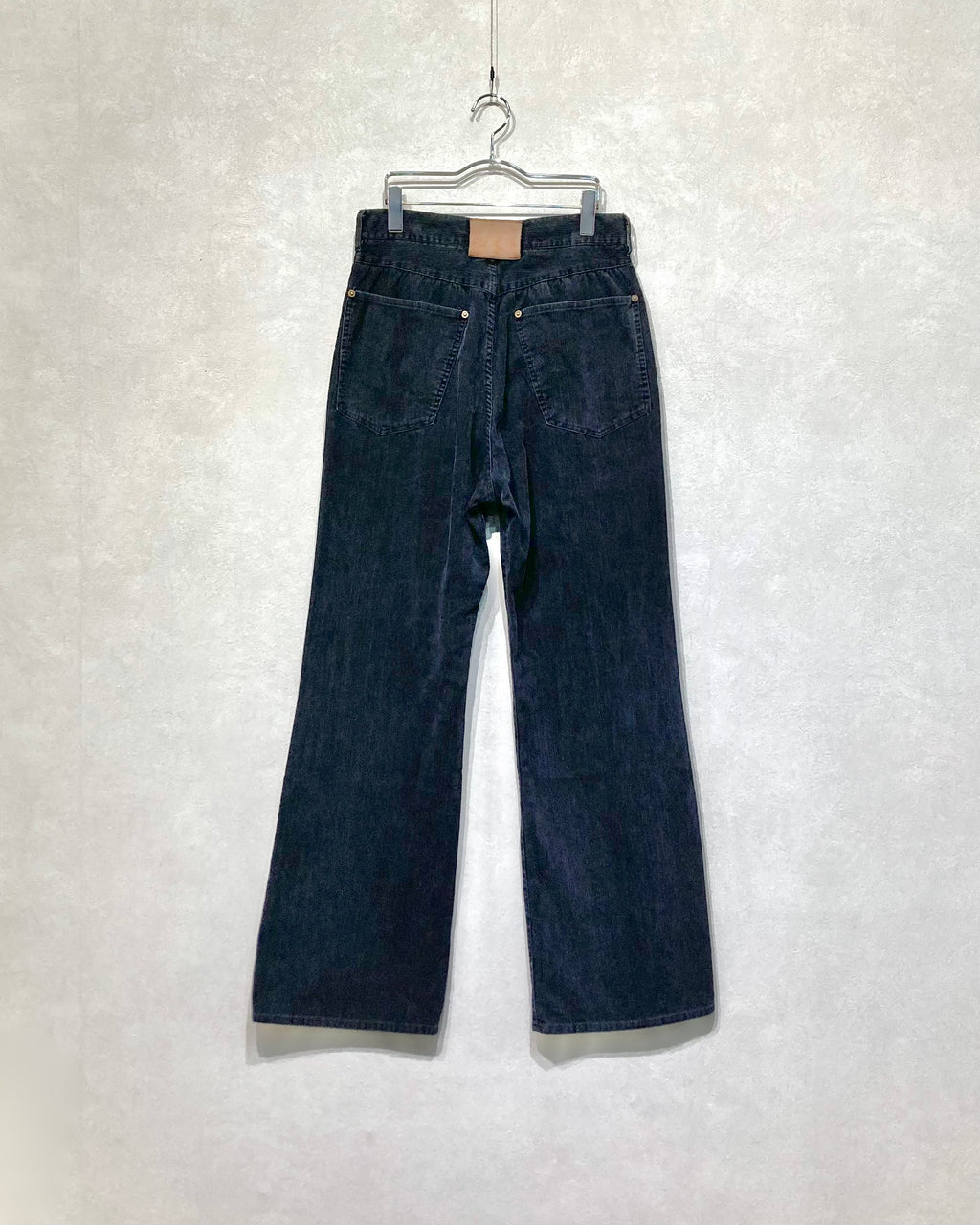 REFOMED / NEXT MAN CORDS PANTS - Black