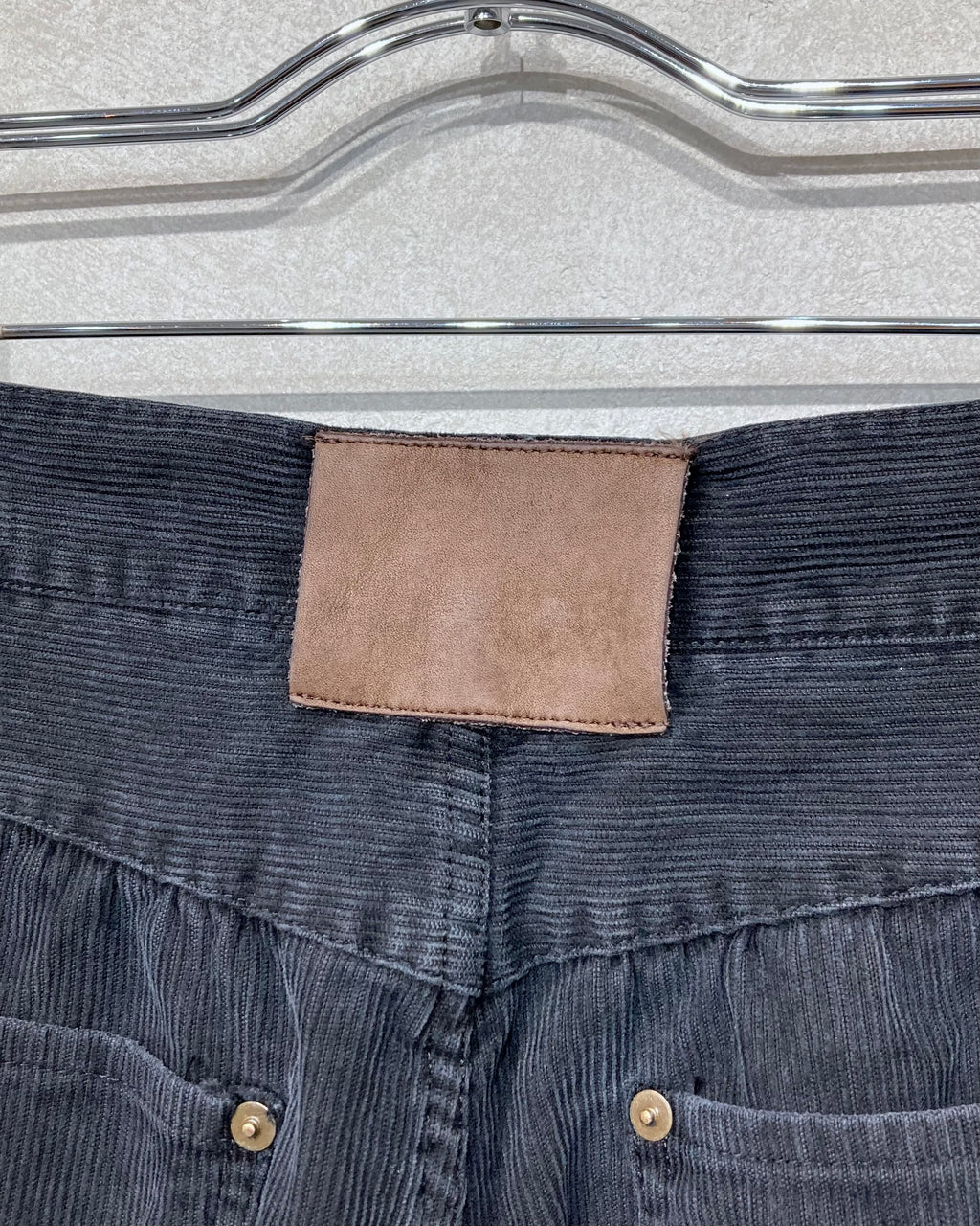 REFOMED / NEXT MAN CORDS PANTS - Black