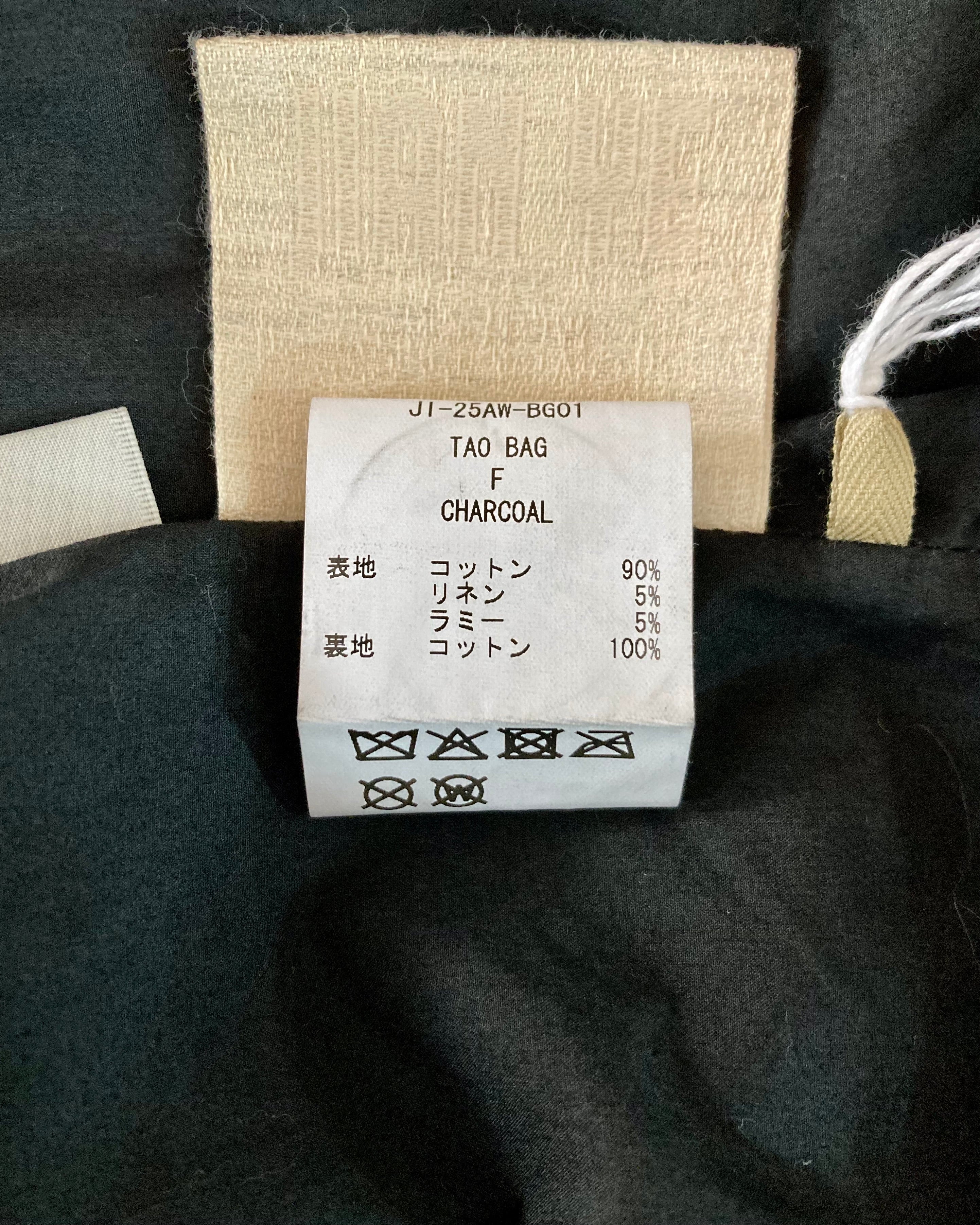 JIAN YE / TAO BAG - Charcoal