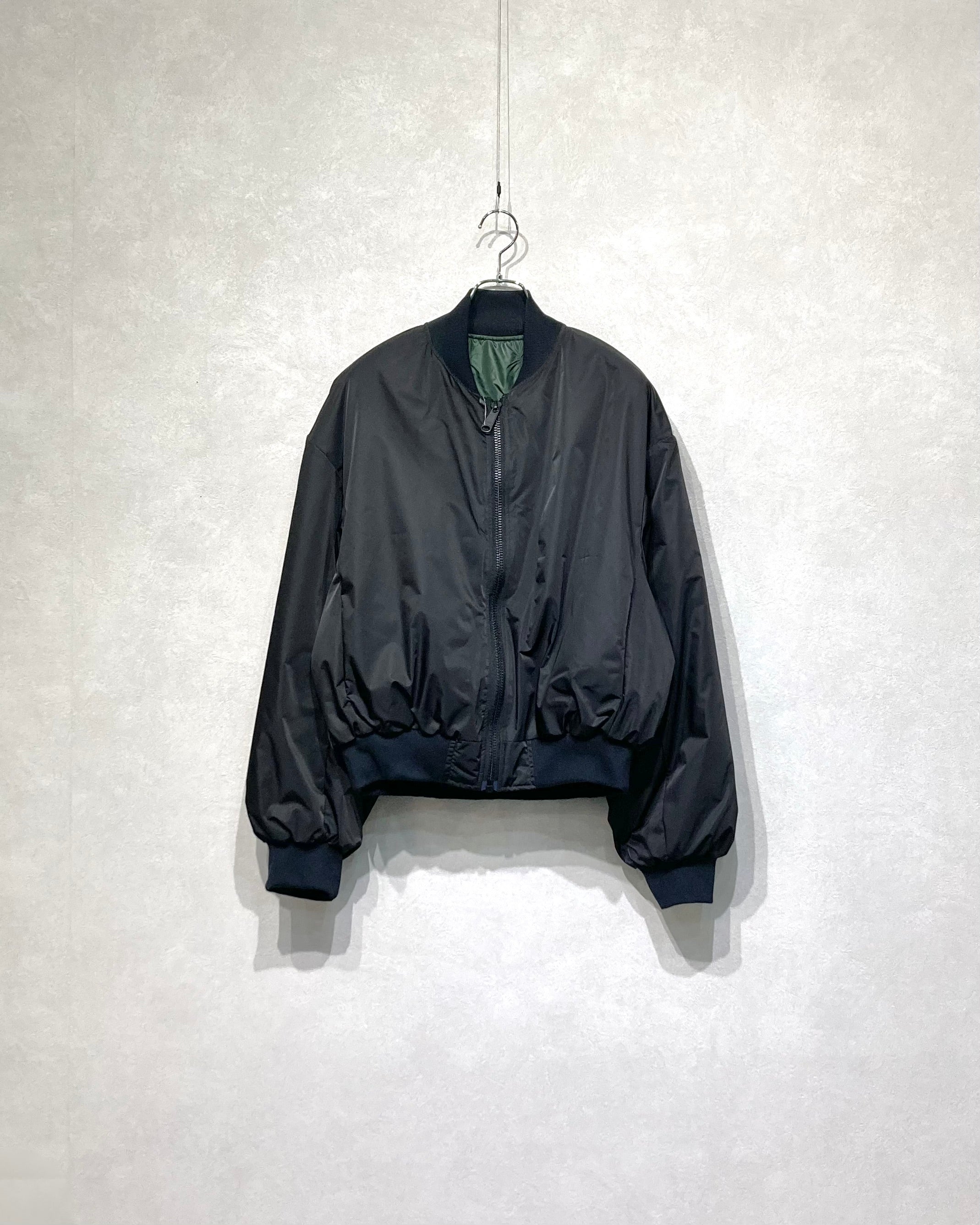 RYAW / HIDDEN BOMBER JACKET - Black