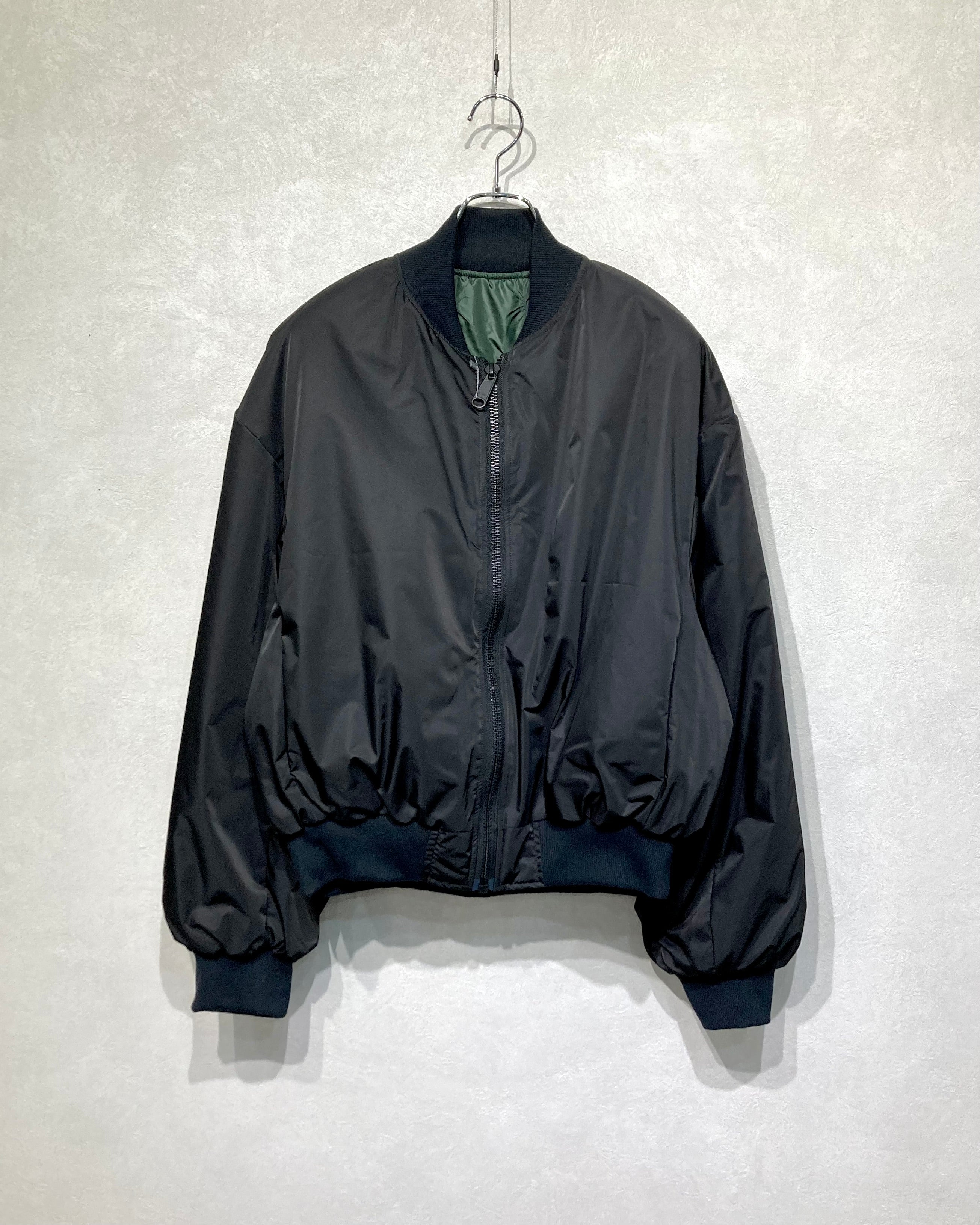 RYAW / HIDDEN BOMBER JACKET - Black