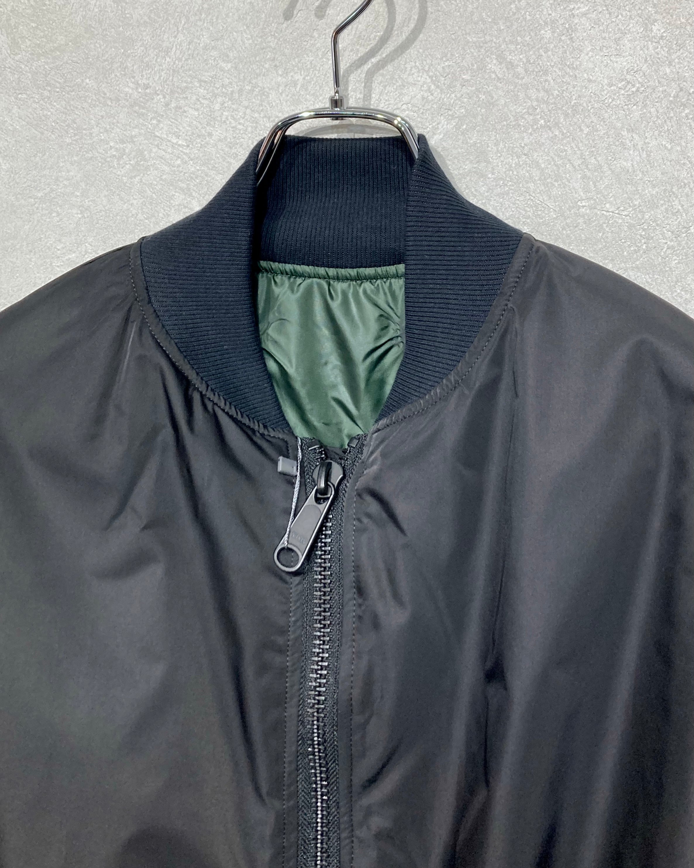 RYAW / HIDDEN BOMBER JACKET - Black