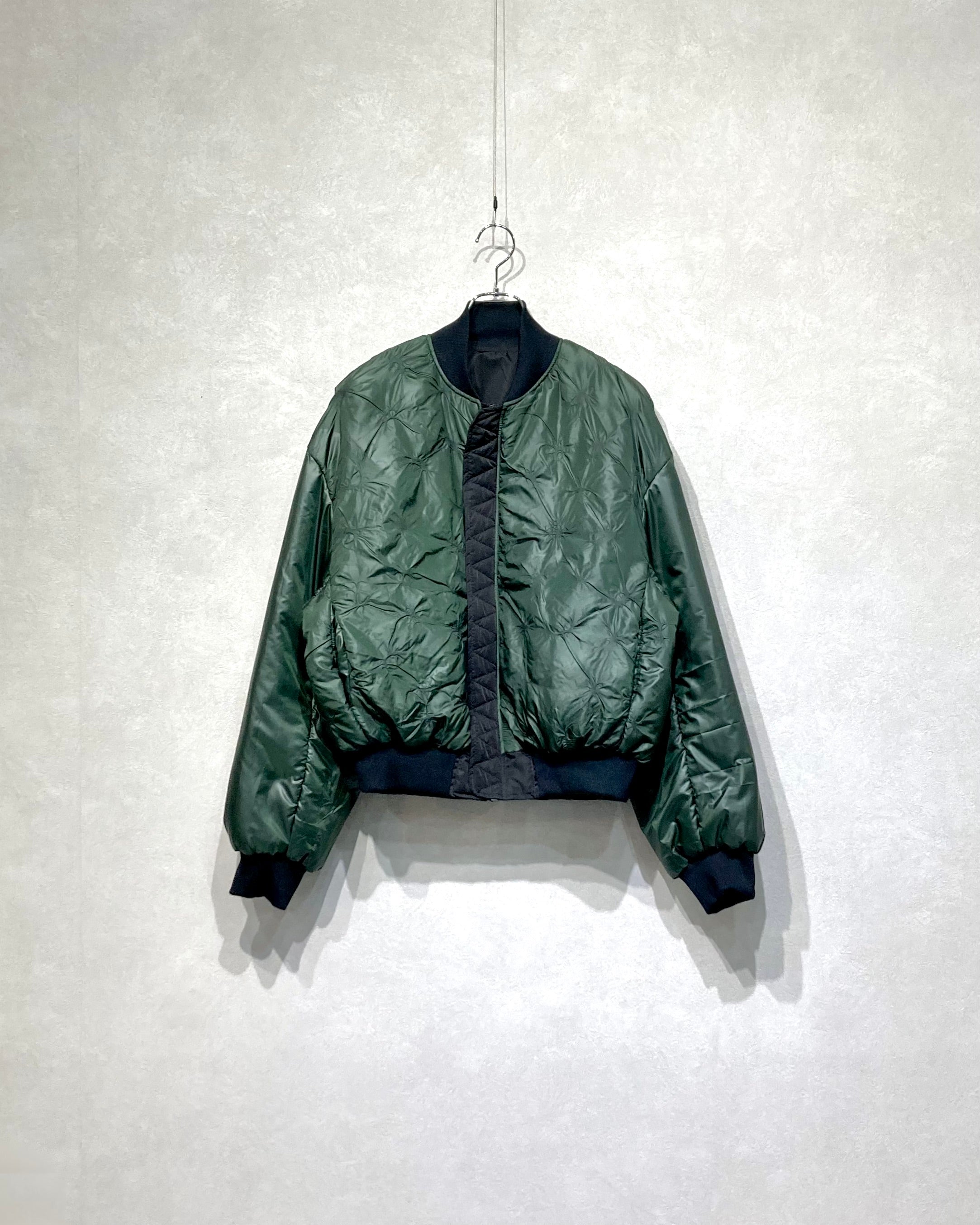 RYAW / HIDDEN BOMBER JACKET - Black