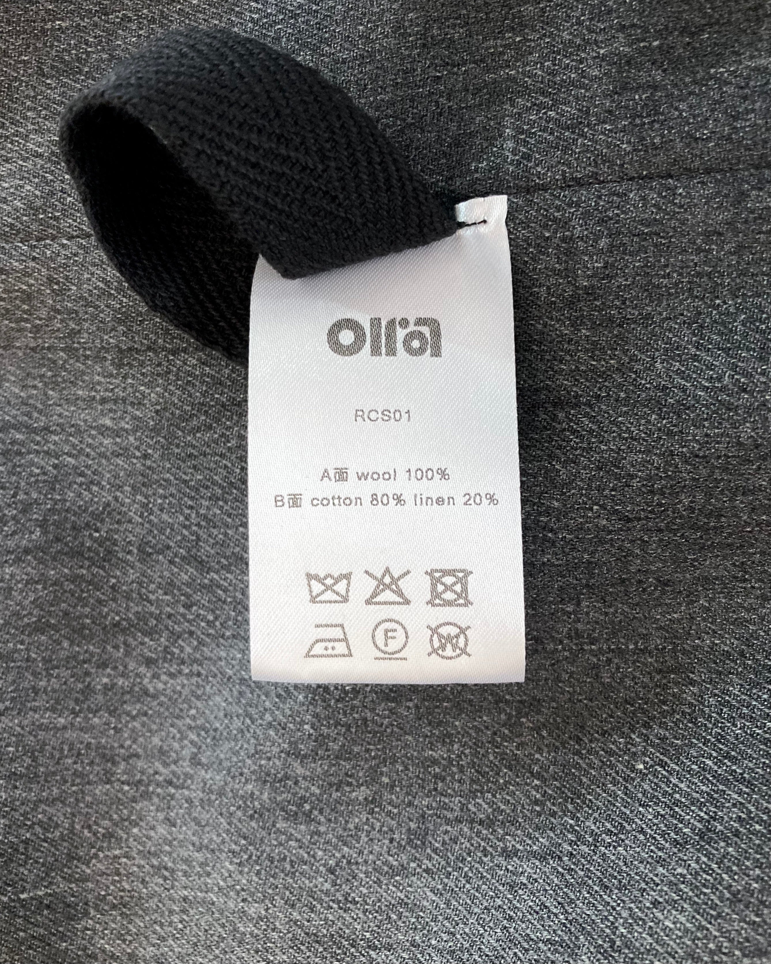 OIRA / REVERSIBLE CPO SHIRT ITALIAN WOOL