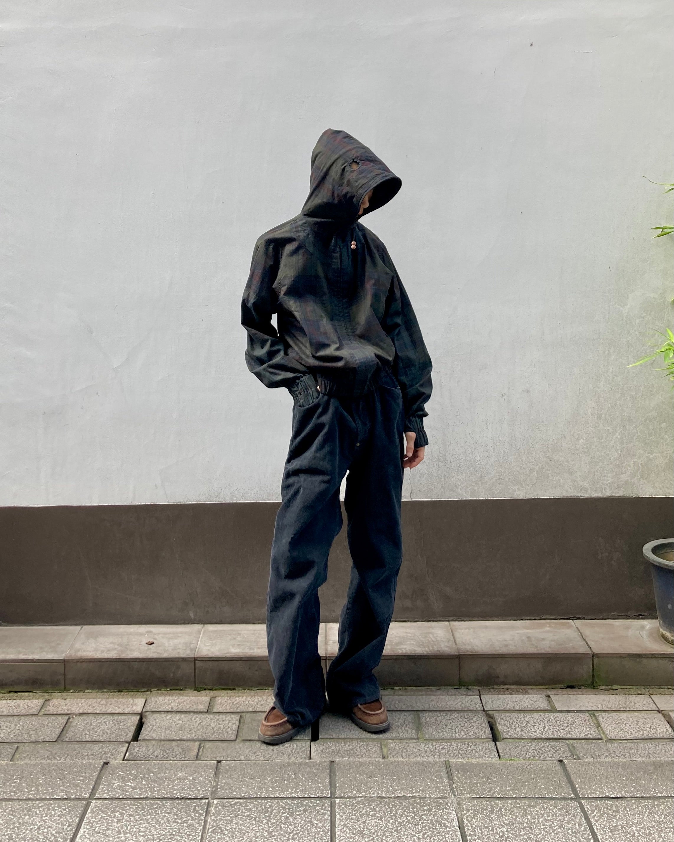 REFOMED / NEXT MAN CORDS PANTS - Black