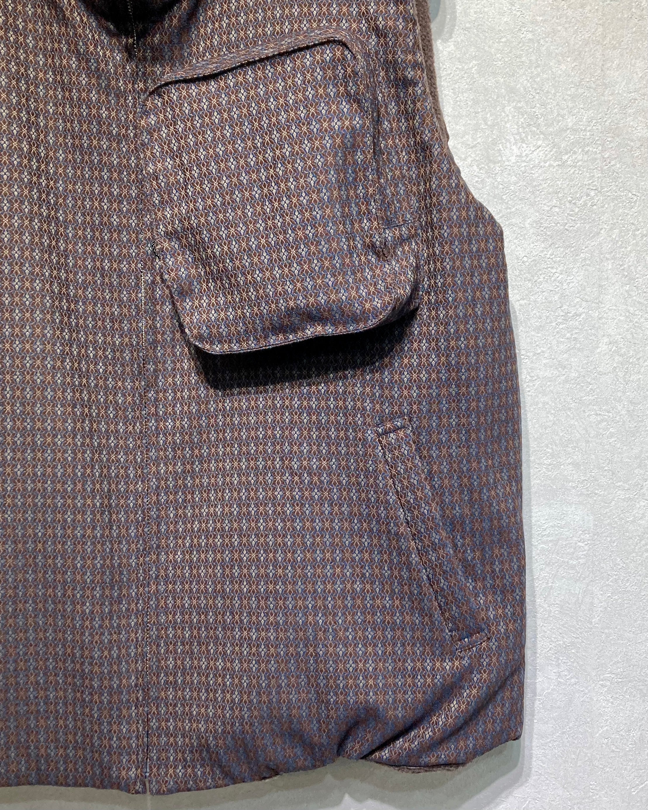 ABELIA EDOWARD GOUCHA / MINIBAG VEST JACQUARD - Brown