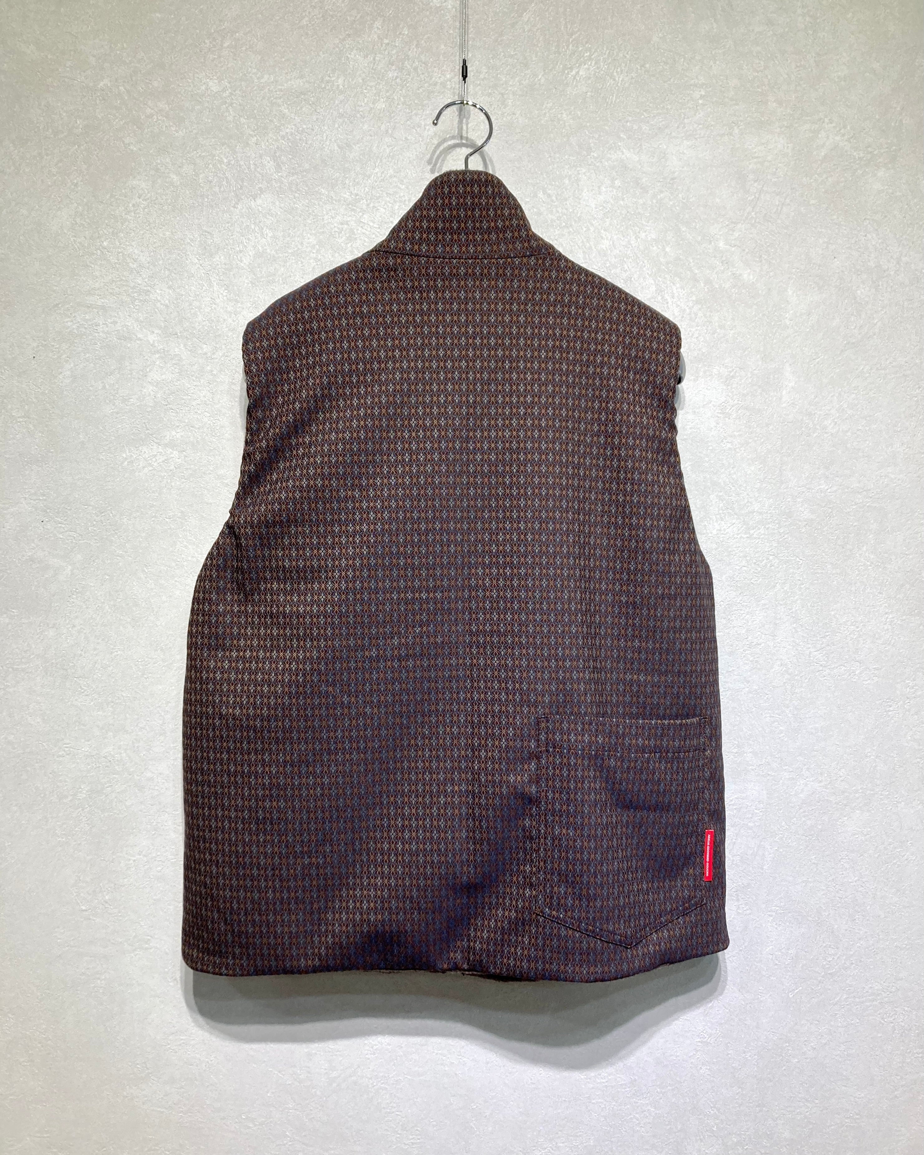 ABELIA EDOWARD GOUCHA / MINIBAG VEST JACQUARD - Brown