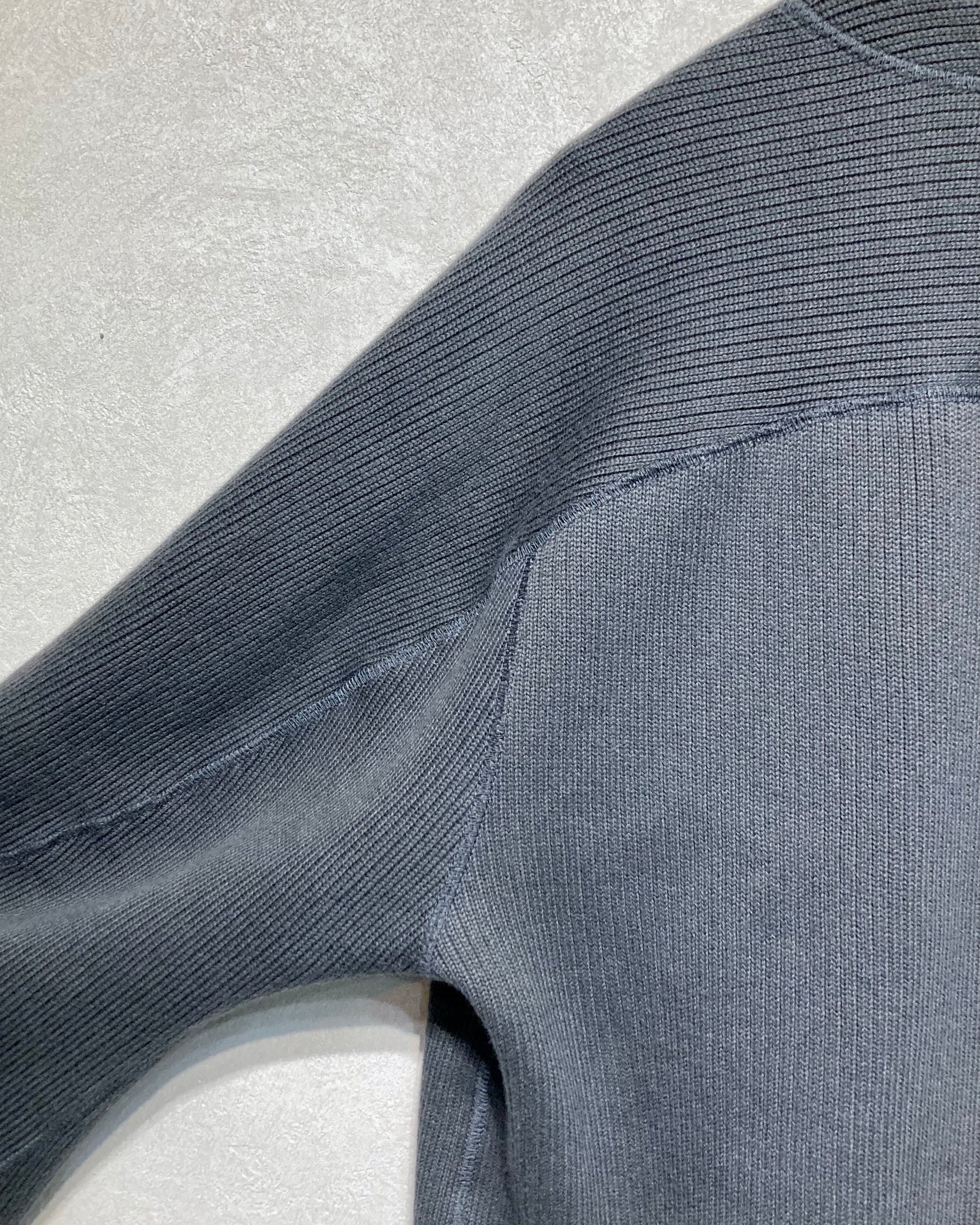 OPPOSE DUALITY / NO COLLAR RIB ZIP TOP - Black