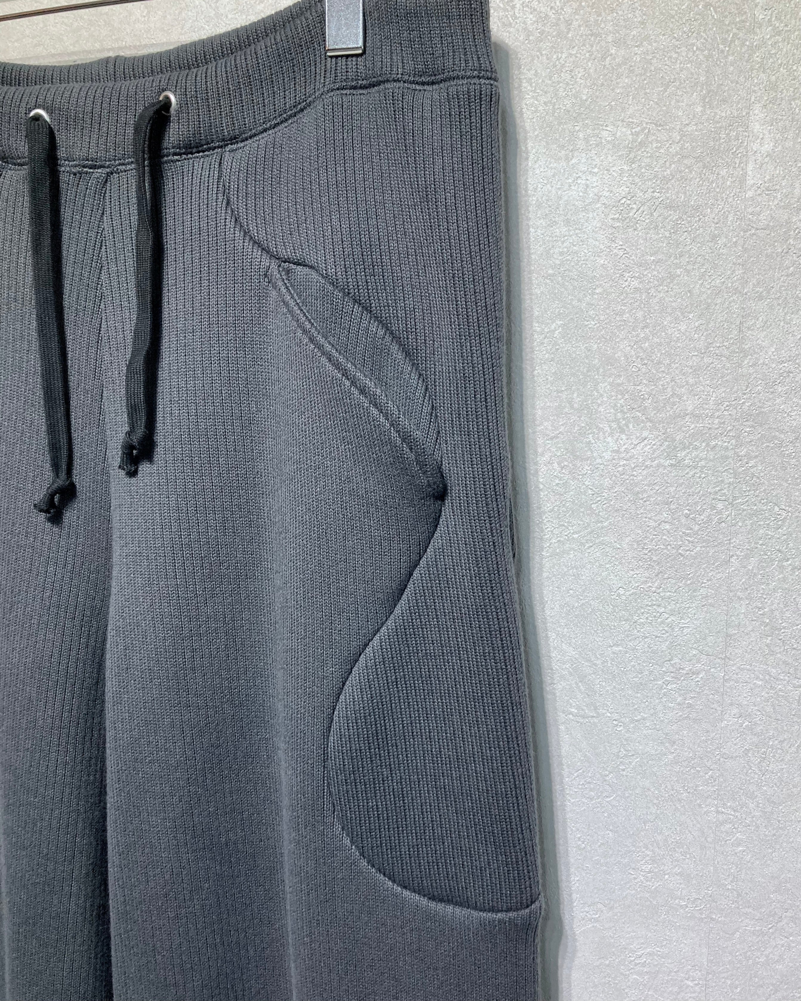 OPPOSE DUALITY / SUB ONG RIB SWEAT PANTS - Black