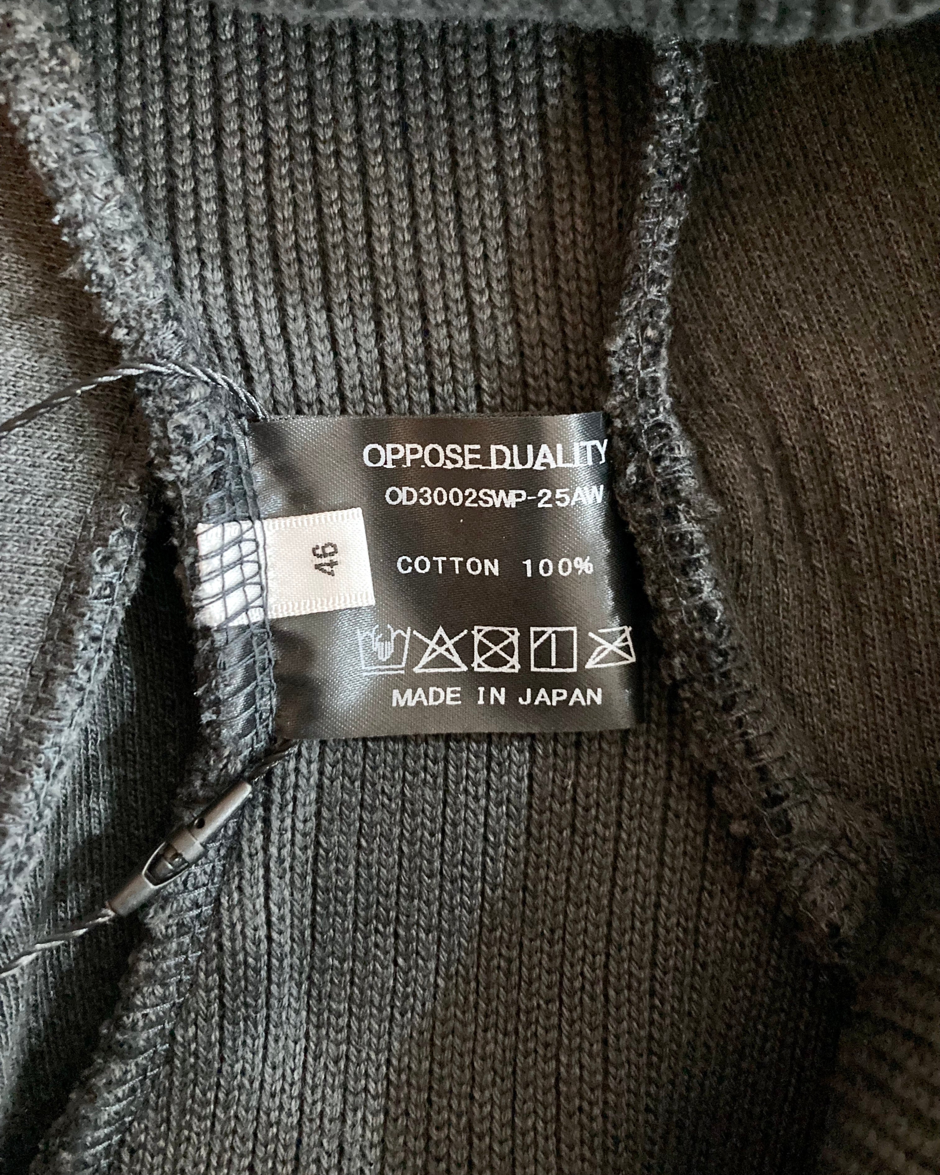 OPPOSE DUALITY / SUB ONG RIB SWEAT PANTS - Black