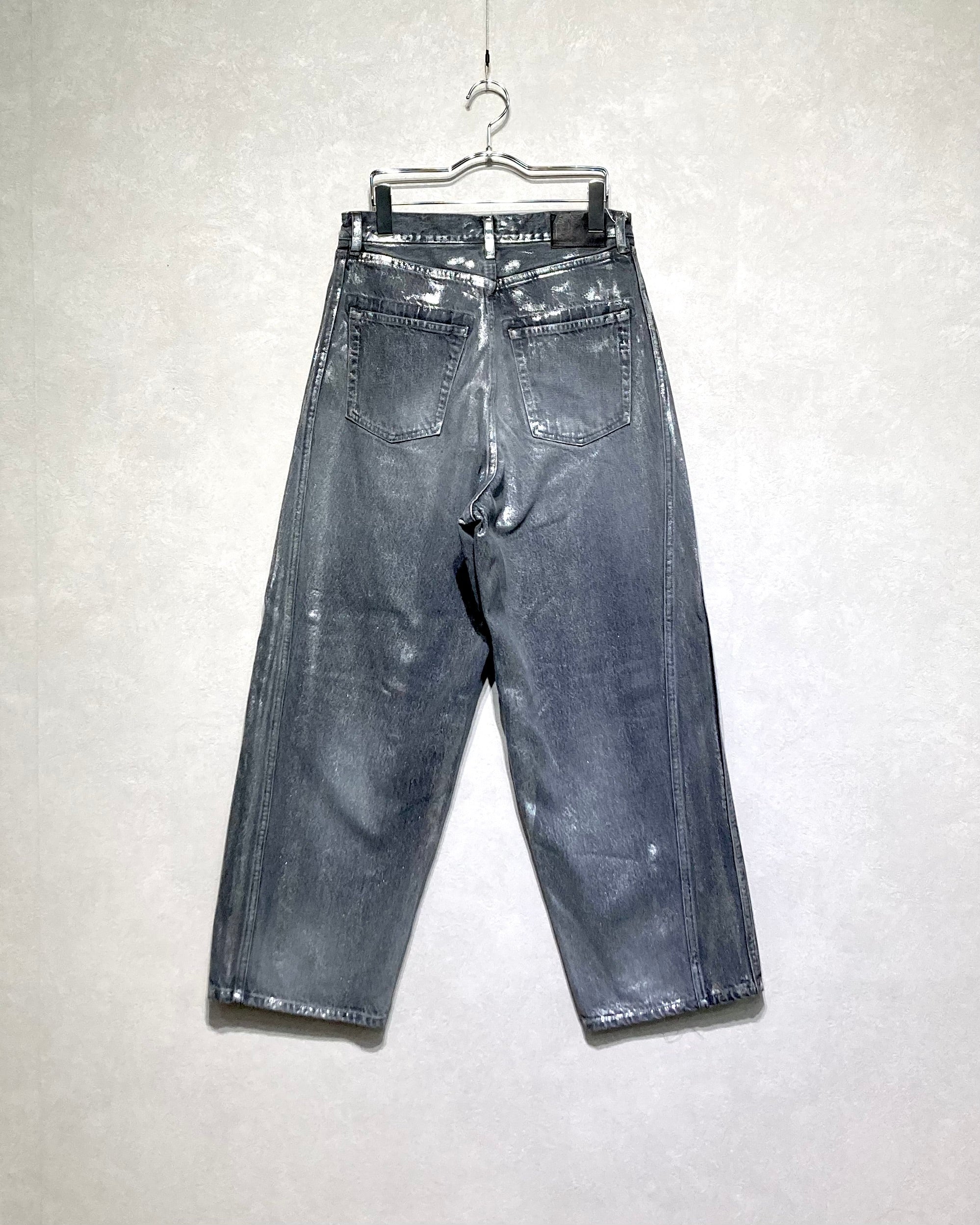 ROTOL / TRIPLE SEAMS 6P DENIM WIDE FOIL PRINTING - Black