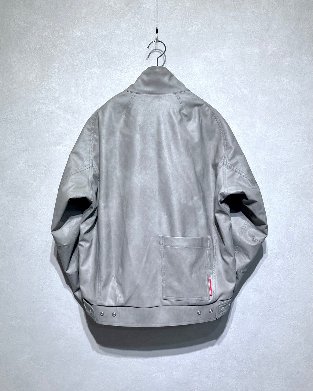 ABELIA EDOWARD GOUCHA / MOM BIKER JACKET - Gray