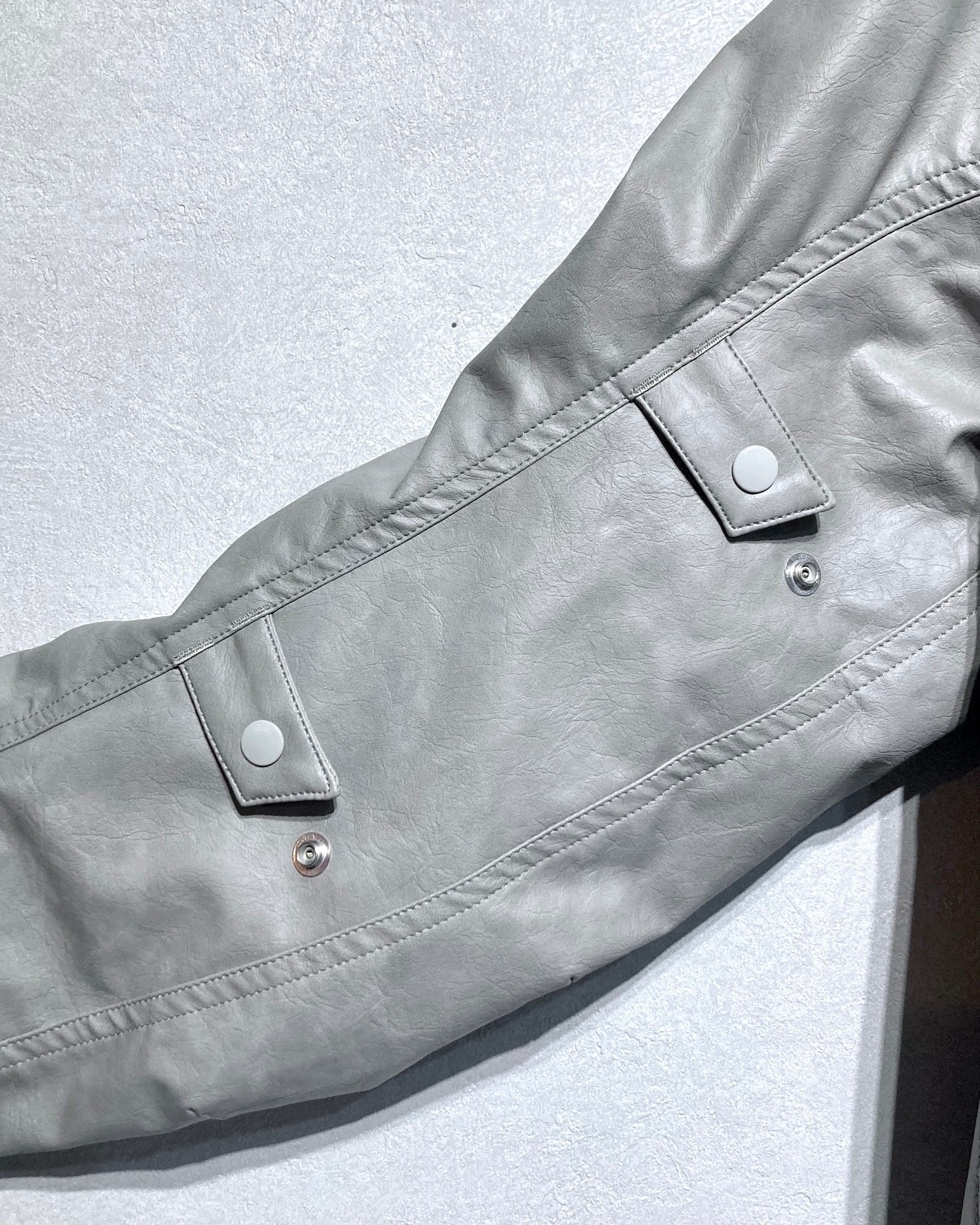 ABELIA EDOWARD GOUCHA / MOM BIKER JACKET - Gray