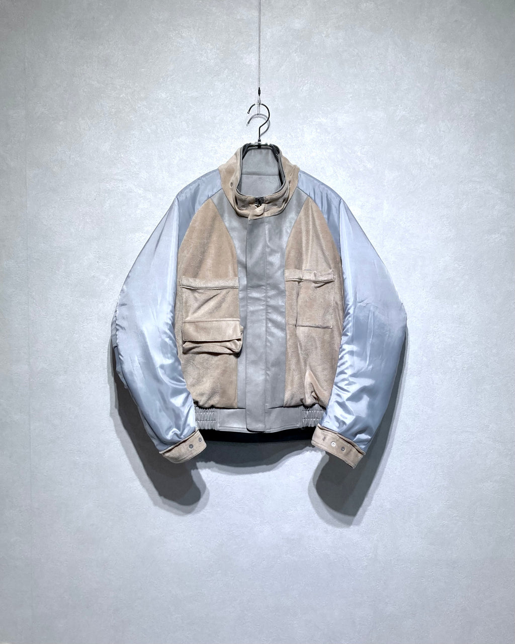 ABELIA EDOWARD GOUCHA / MOM BIKER JACKET - Gray