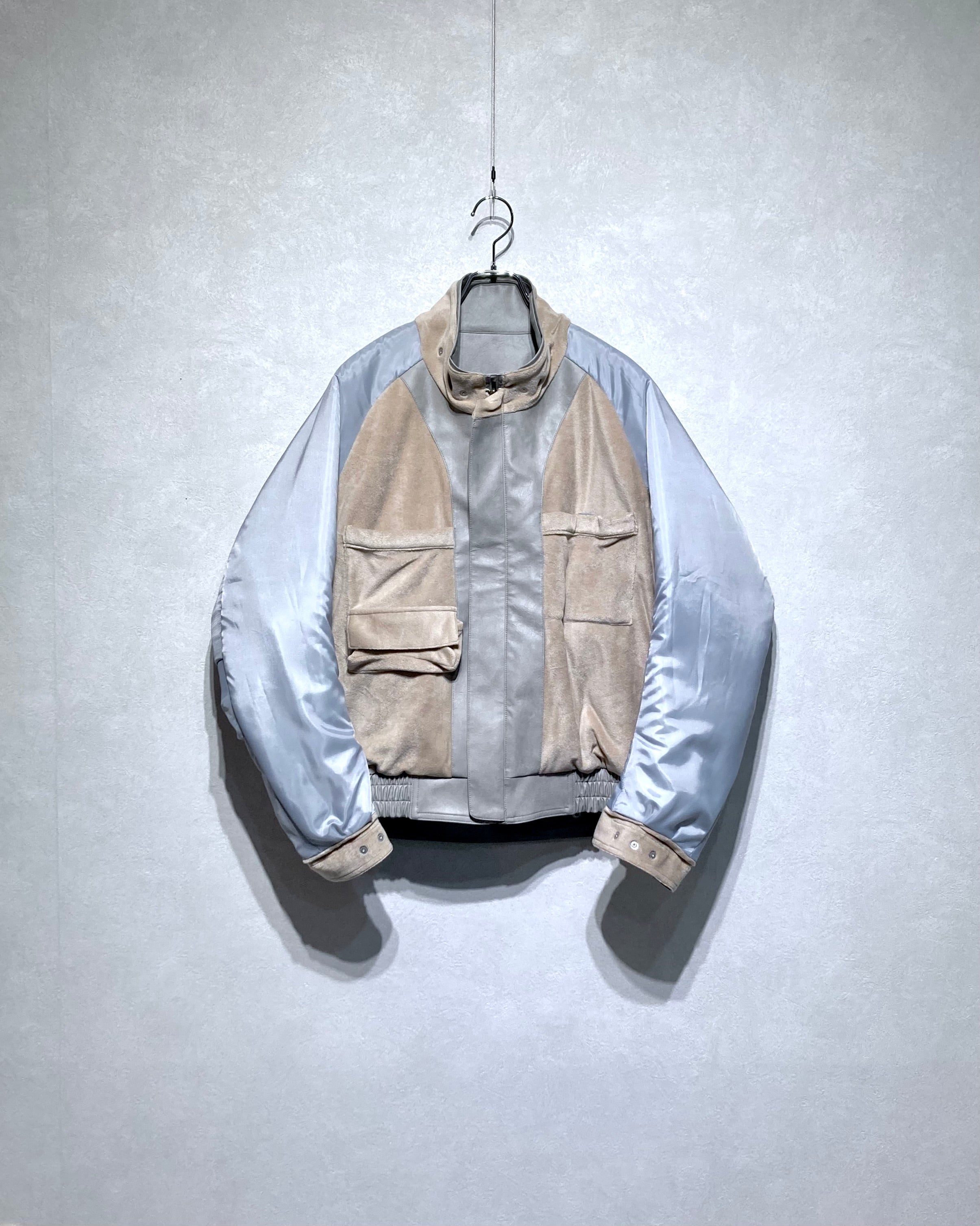 ABELIA EDOWARD GOUCHA / MOM BIKER JACKET - Gray