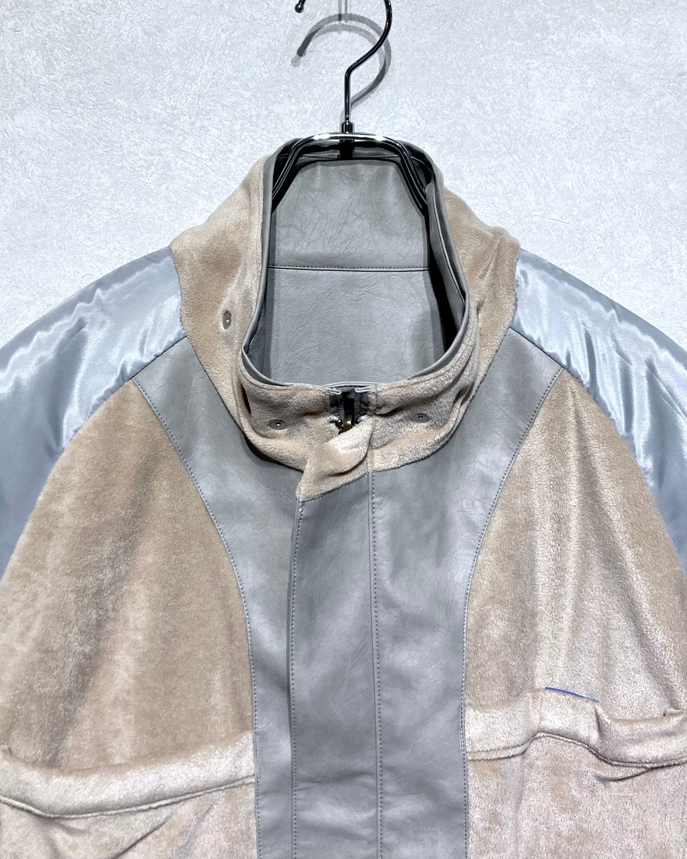 ABELIA EDOWARD GOUCHA / MOM BIKER JACKET - Gray