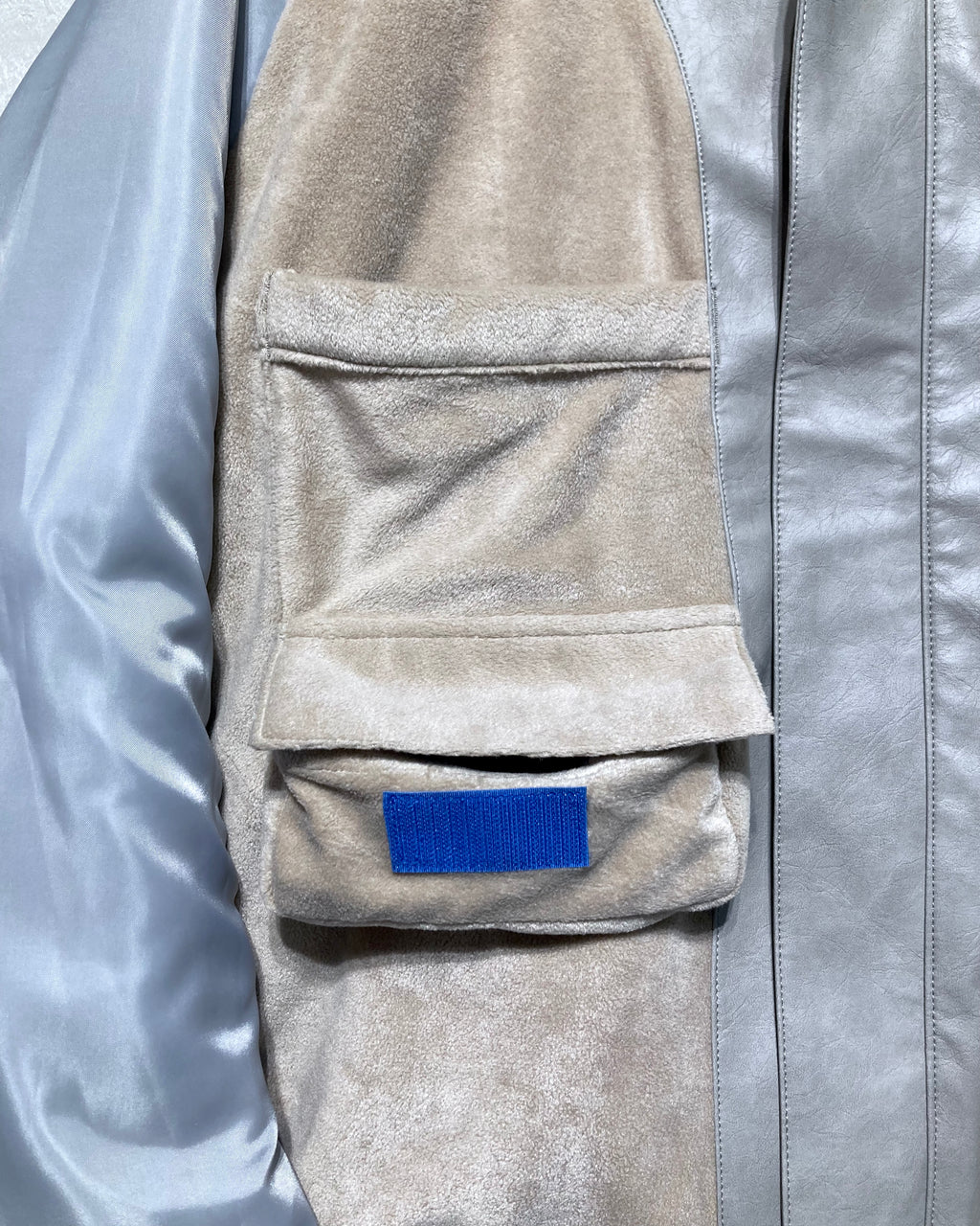 ABELIA EDOWARD GOUCHA / MOM BIKER JACKET - Gray