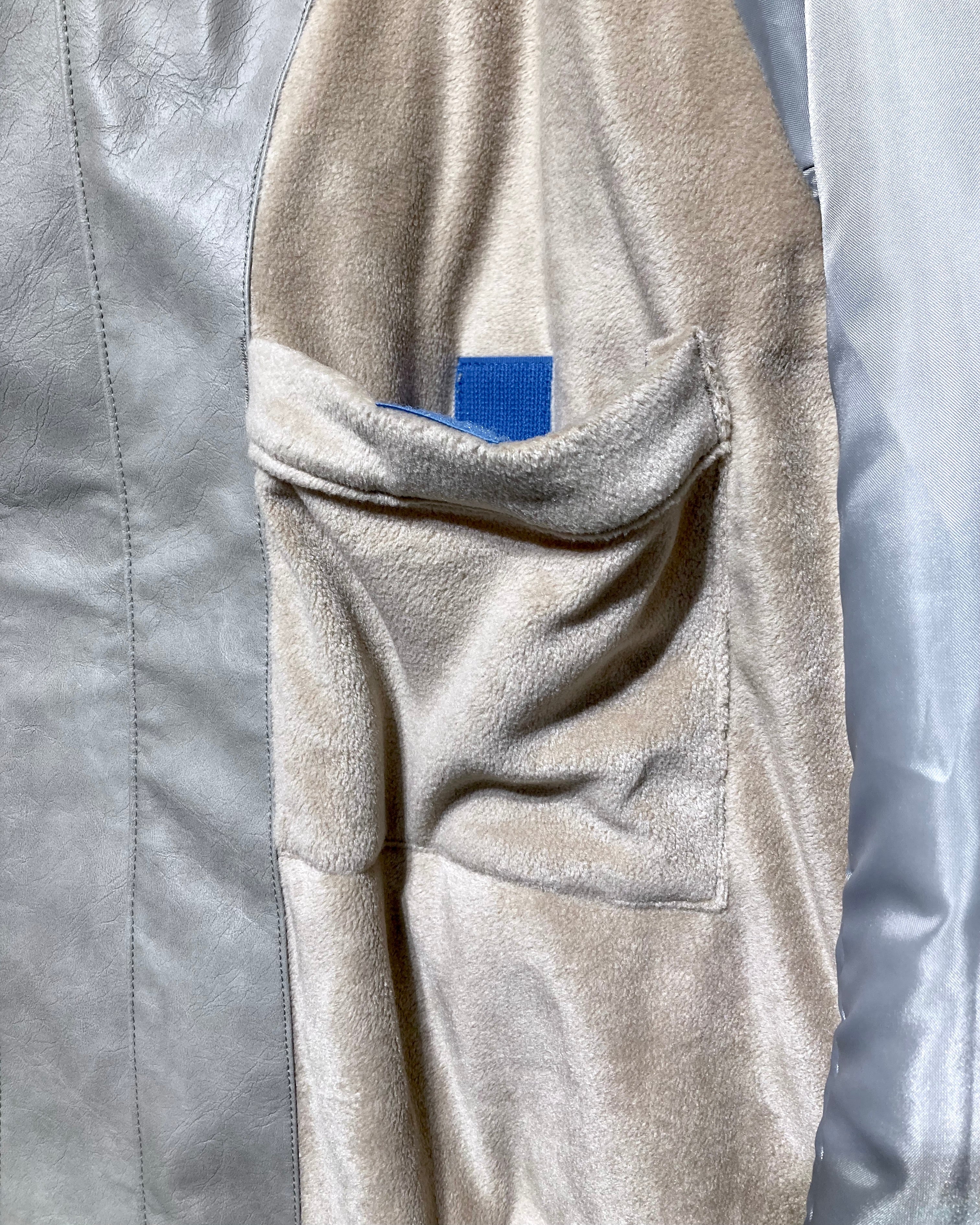 ABELIA EDOWARD GOUCHA / MOM BIKER JACKET - Gray