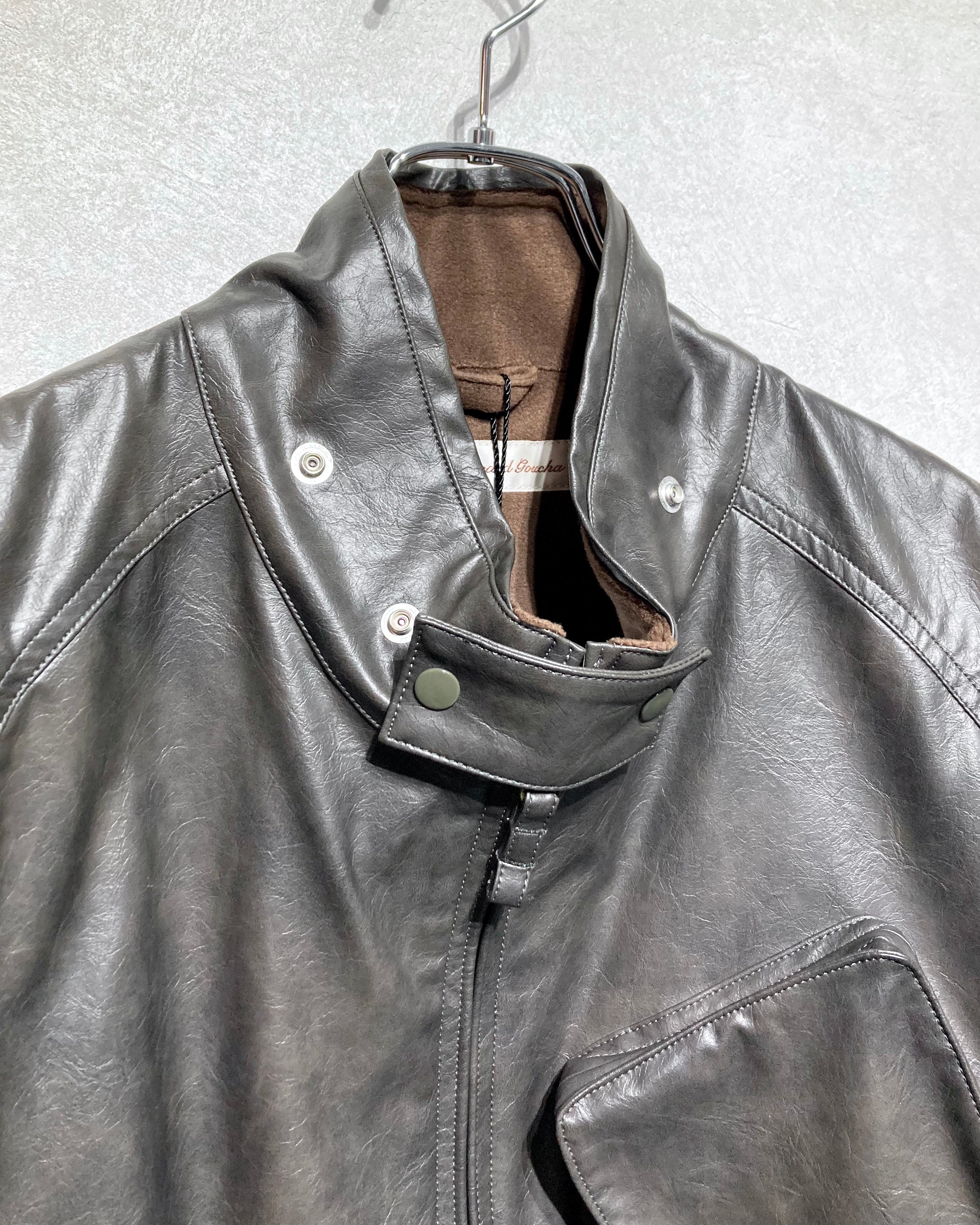 ABELIA EDOWARD GOUCHA / MOM BIKER JACKET - Charcoal