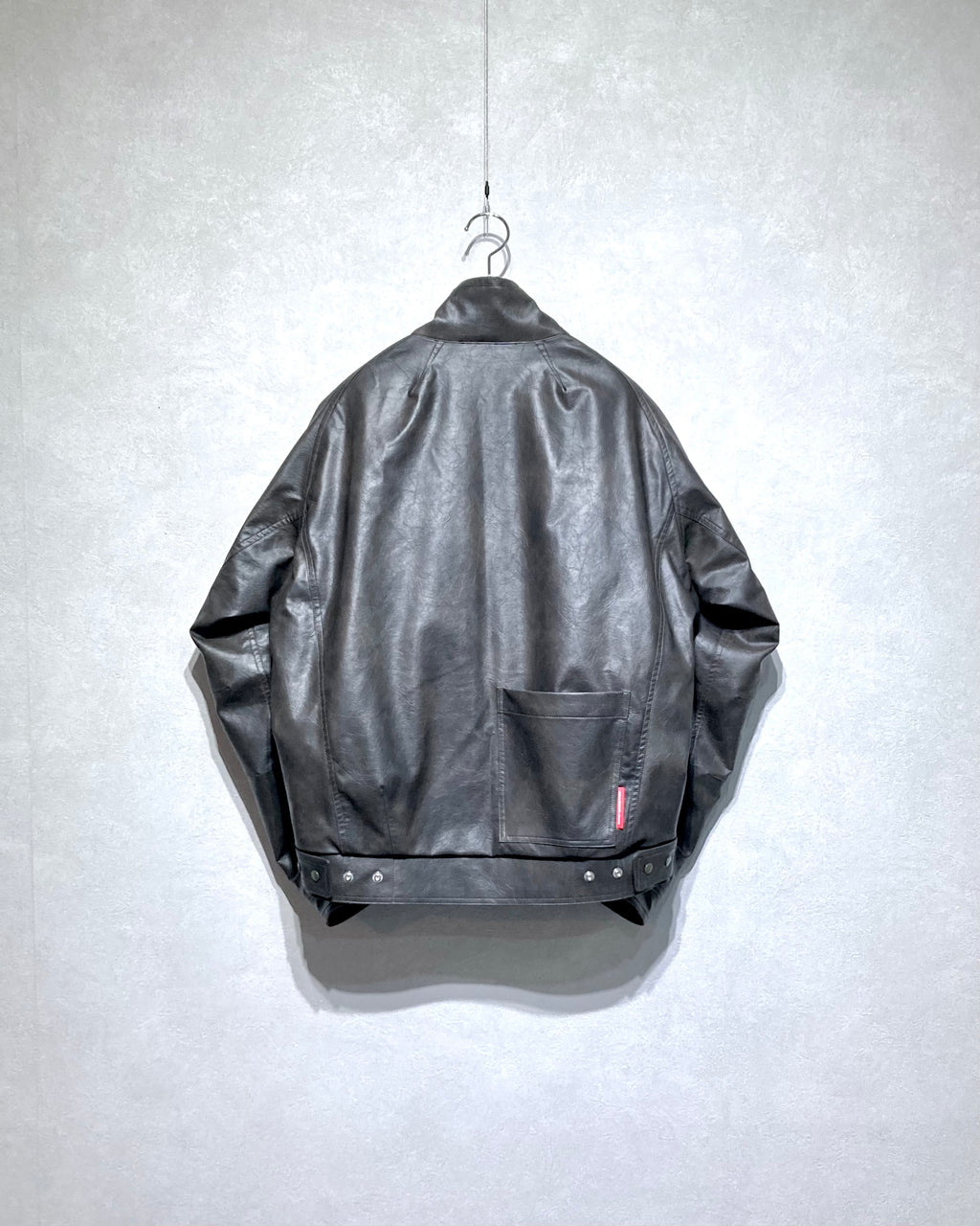 ABELIA EDOWARD GOUCHA / MOM BIKER JACKET - Charcoal