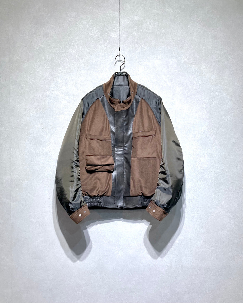 ABELIA EDOWARD GOUCHA / MOM BIKER JACKET - Charcoal