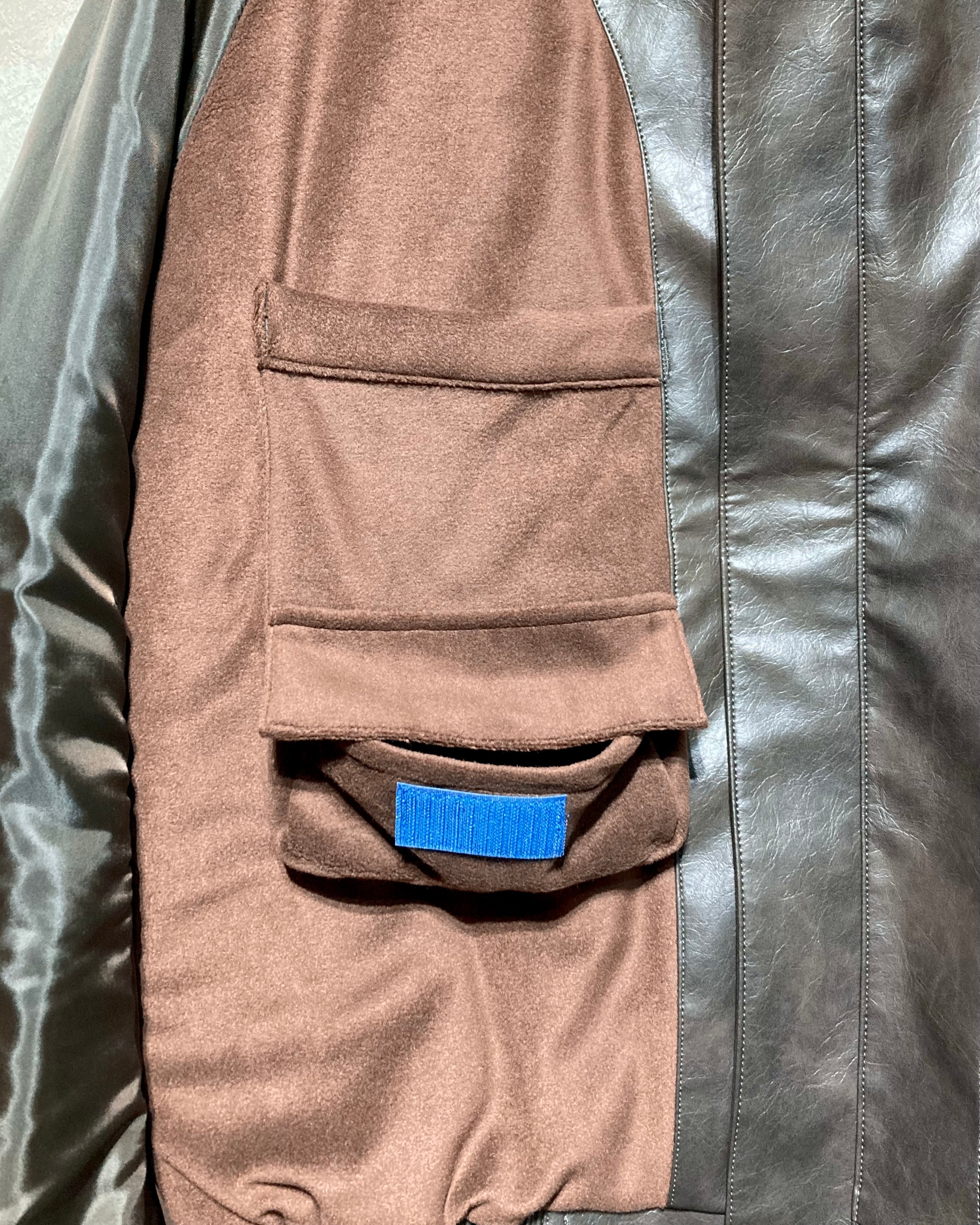 ABELIA EDOWARD GOUCHA / MOM BIKER JACKET - Charcoal