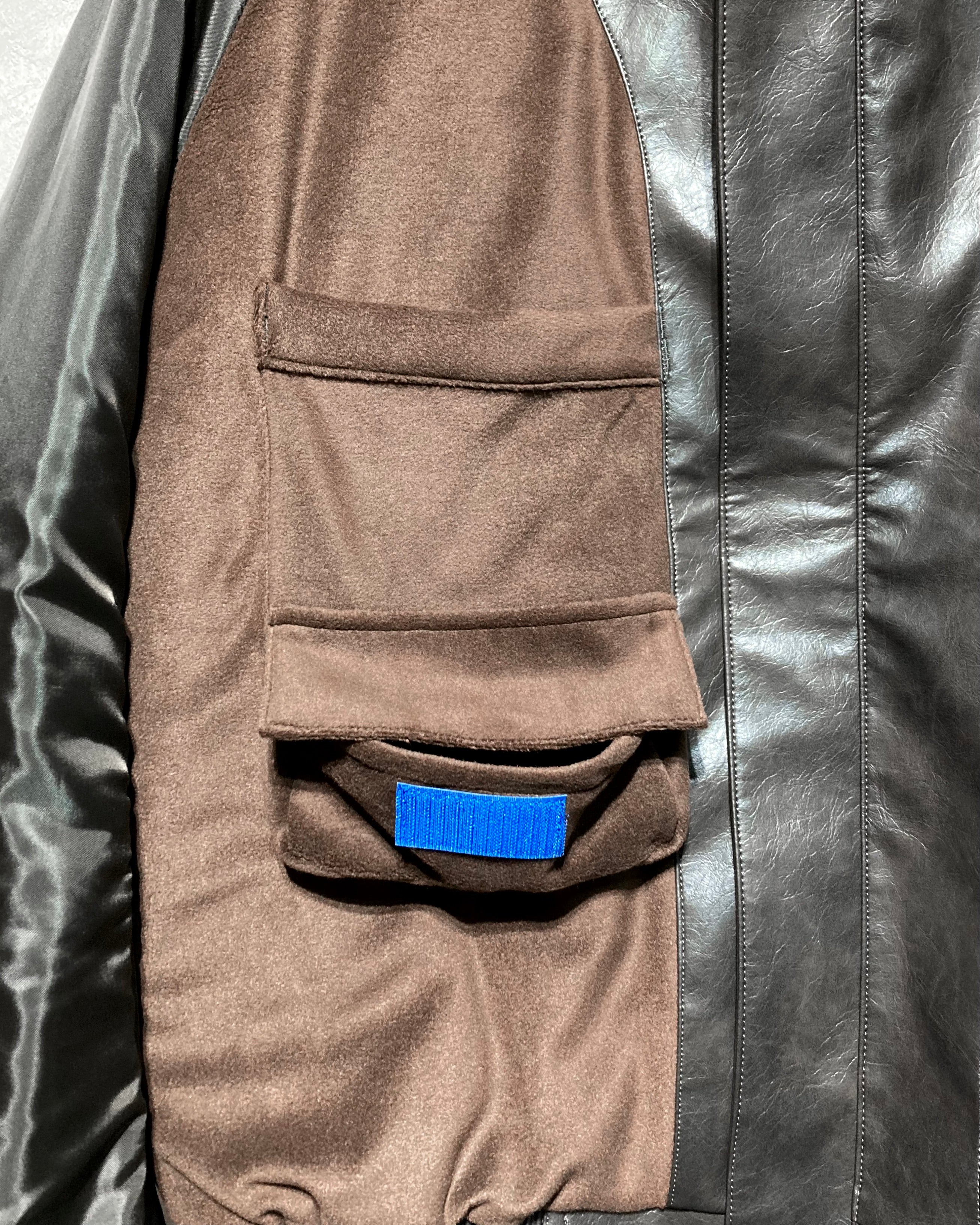 ABELIA EDOWARD GOUCHA / MOM BIKER JACKET - Charcoal