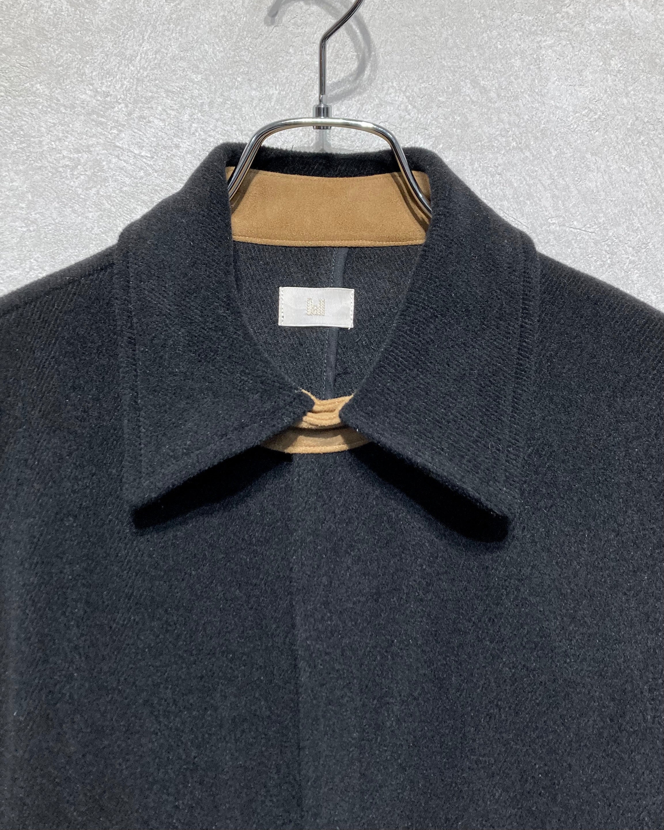 CALL / MELTON SHORT COAT - Black