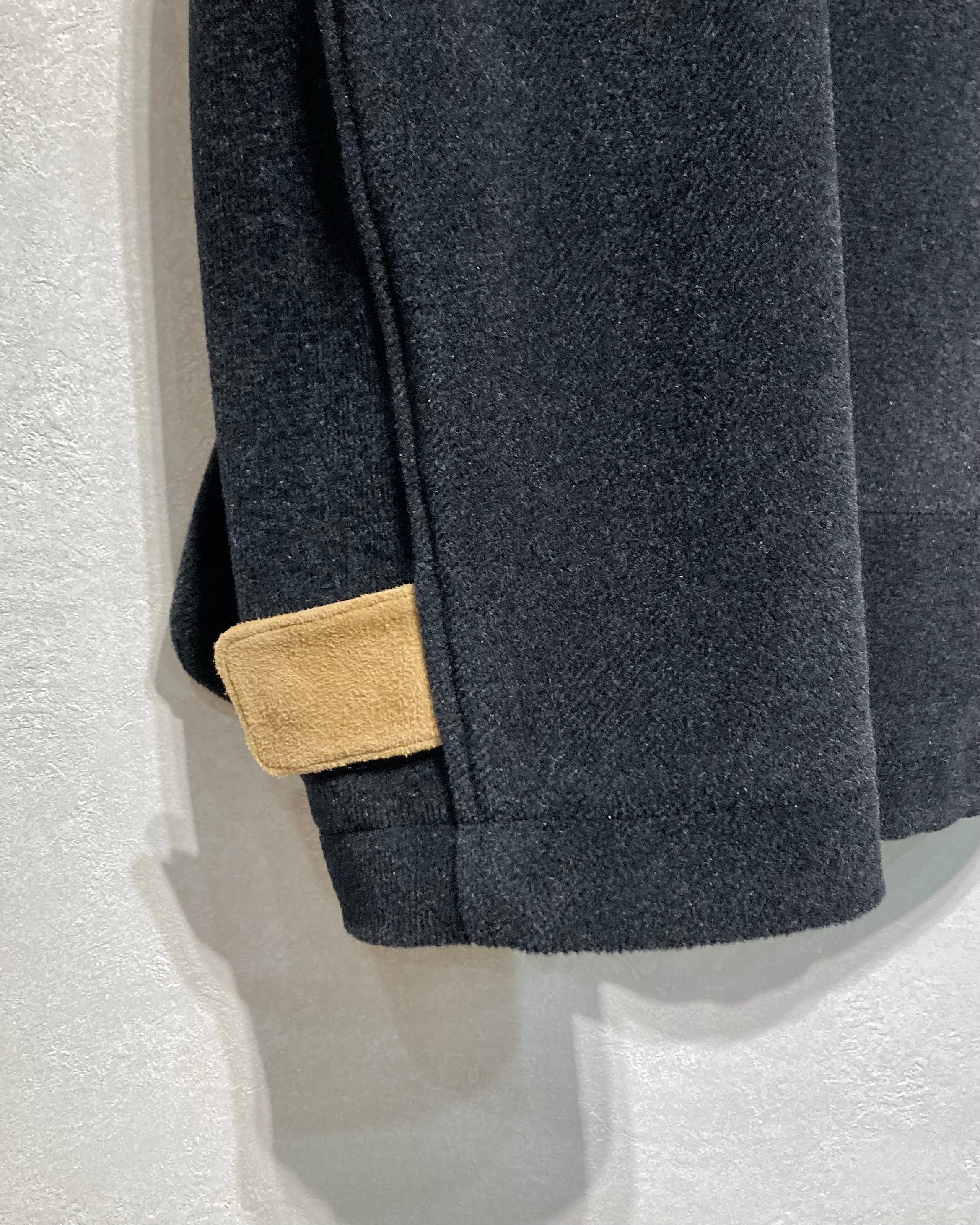 CALL / MELTON SHORT COAT - Black