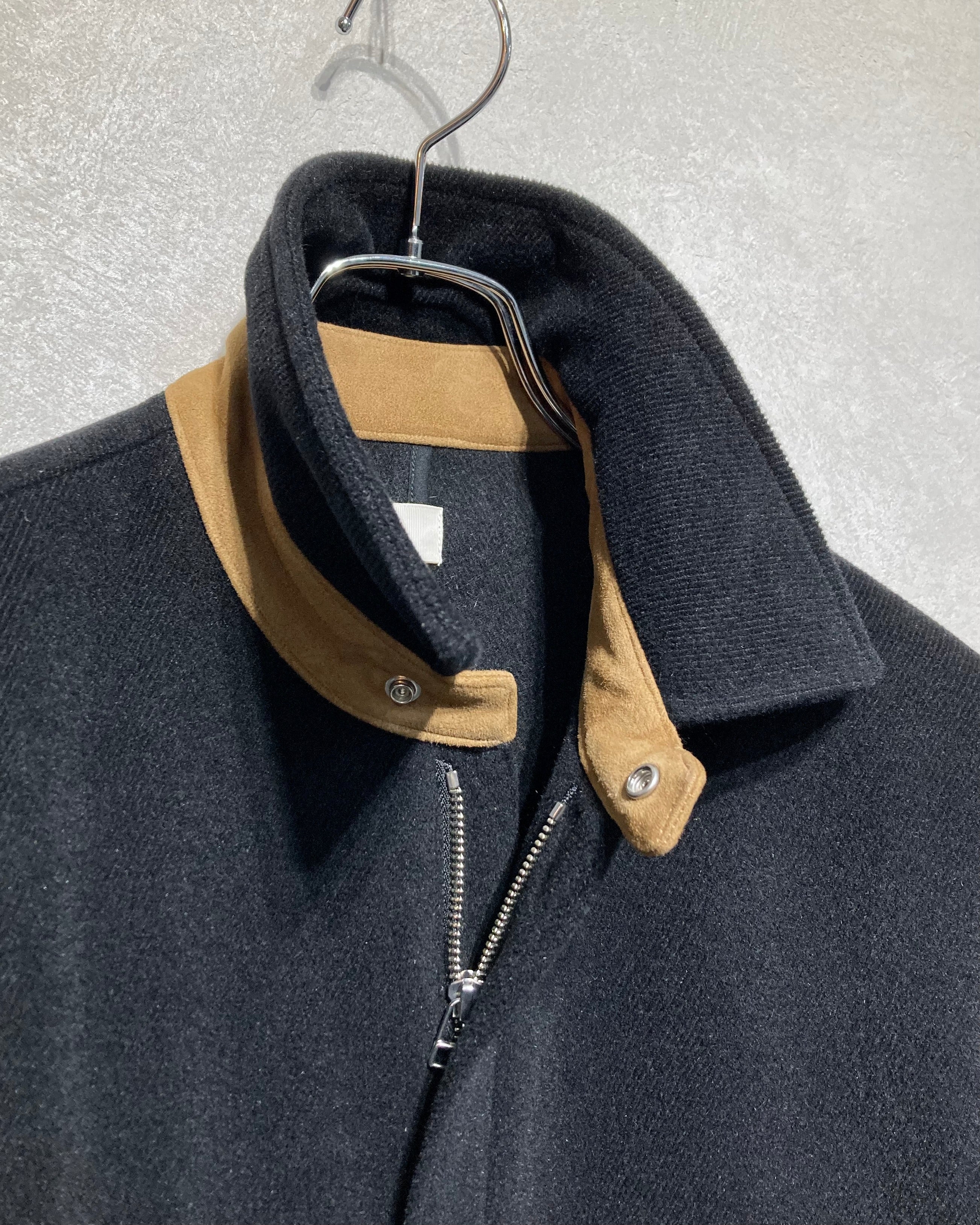 CALL / MELTON SHORT COAT - Black