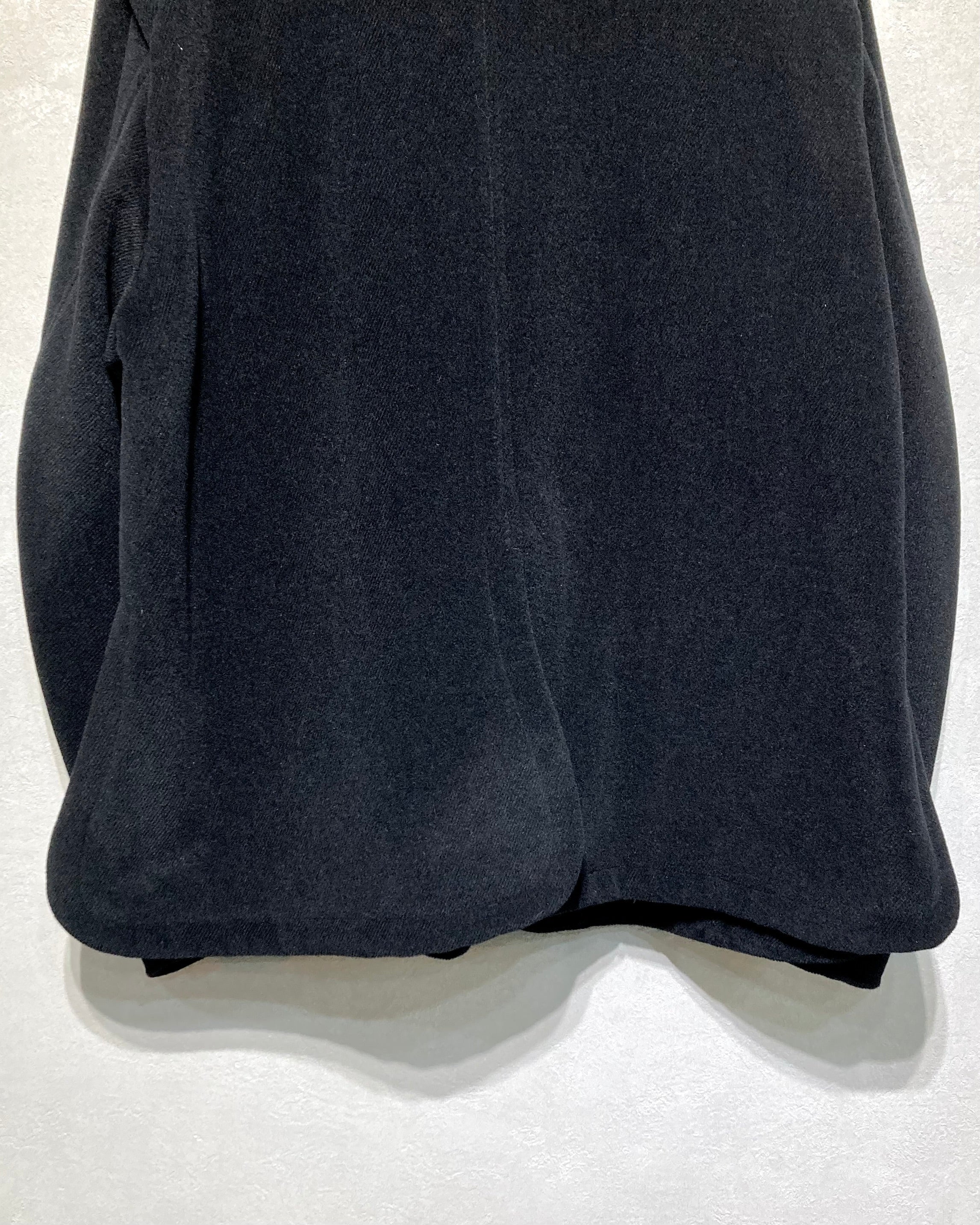 CALL / MELTON SHORT COAT - Black