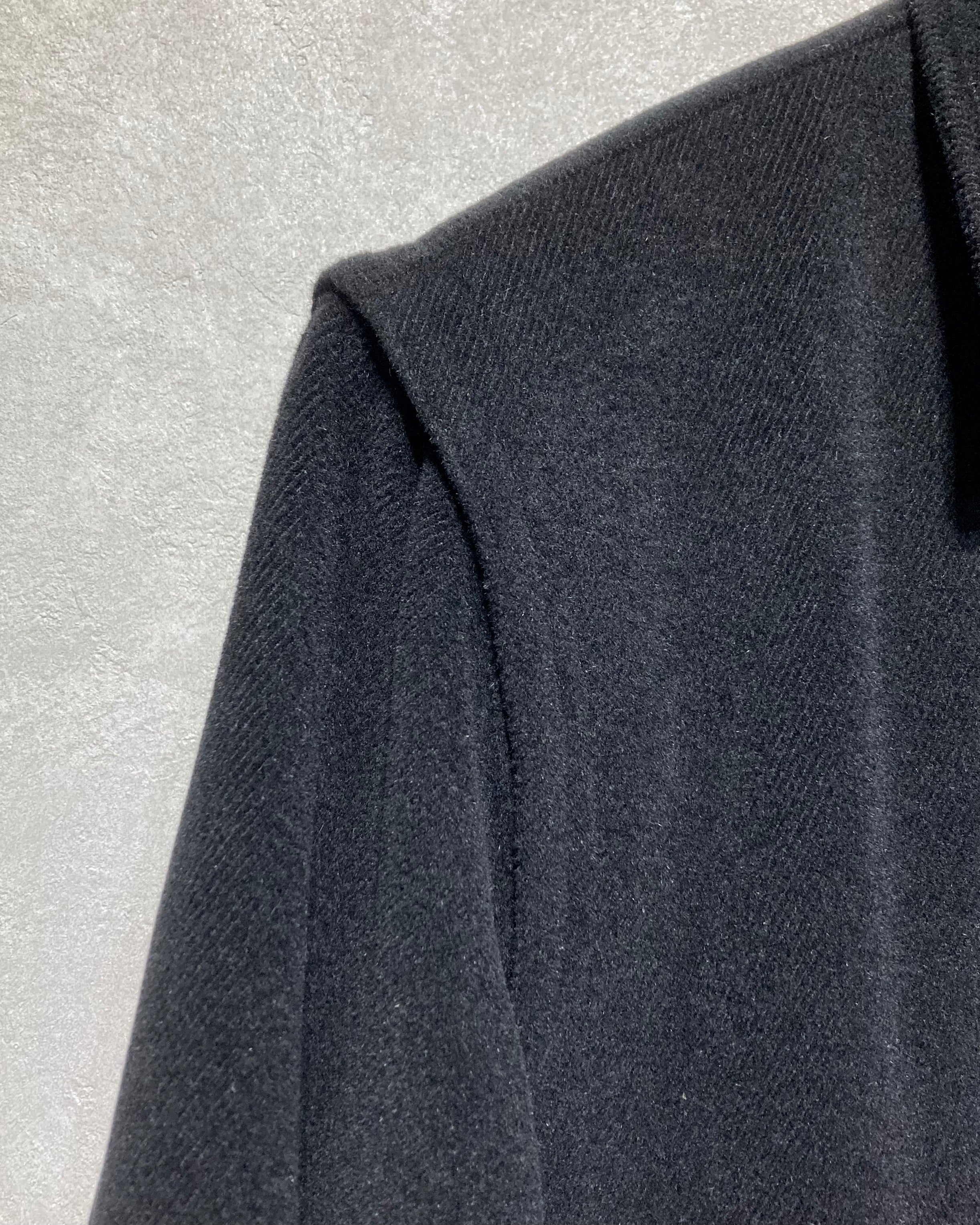 CALL / MELTON SHORT COAT - Black