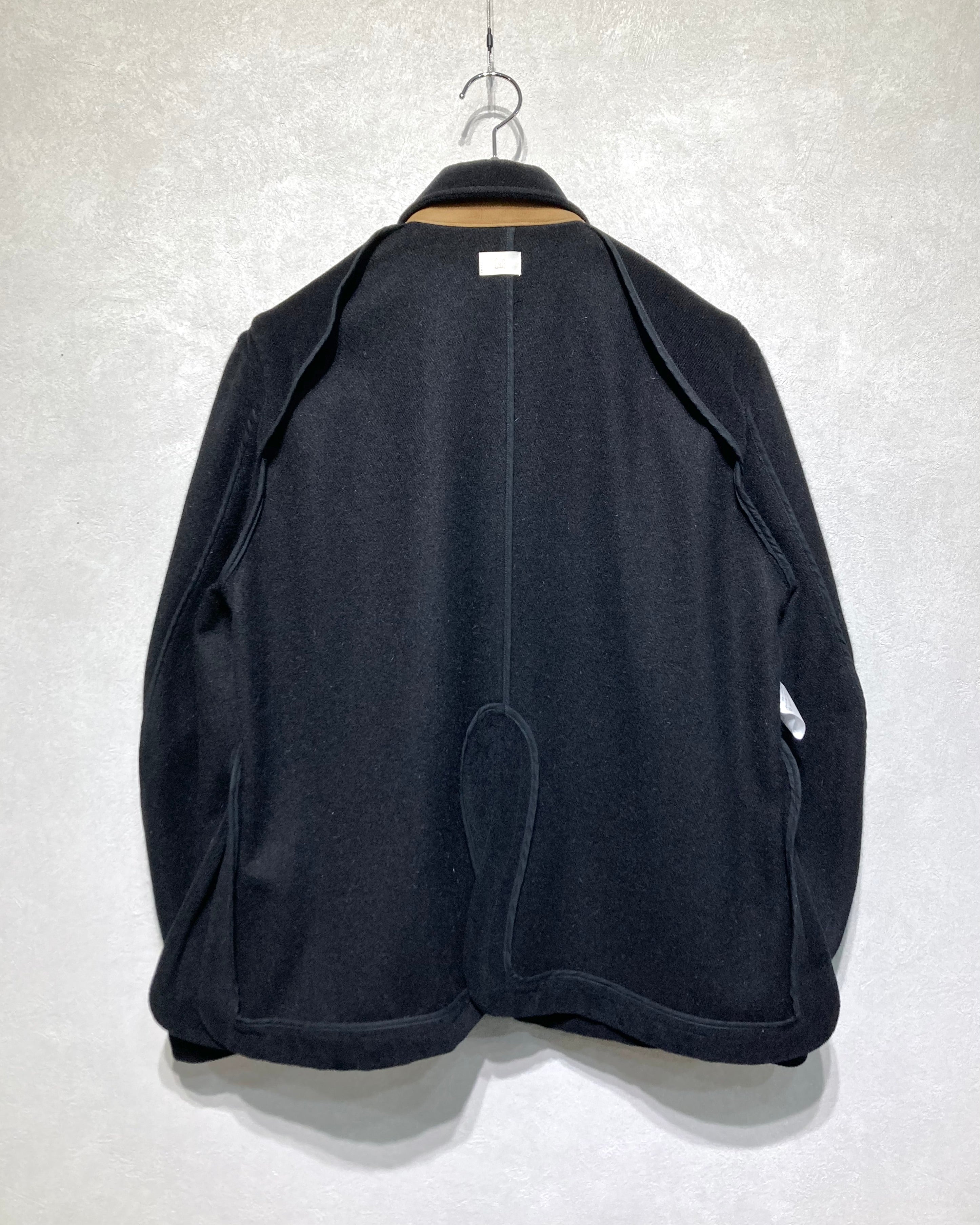 CALL / MELTON SHORT COAT - Black