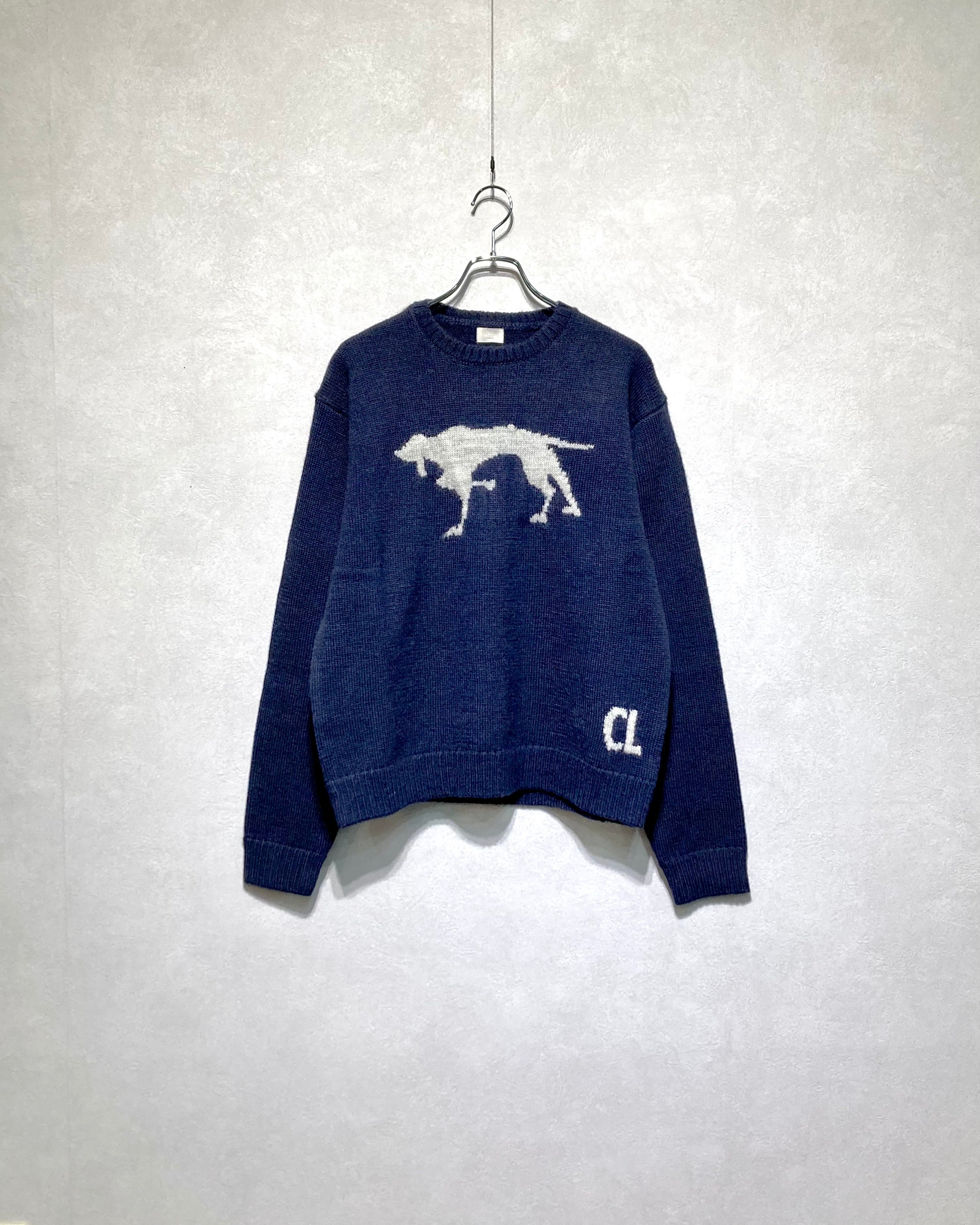 CALL / CL-DOG KNIT JUMPER - Navy
