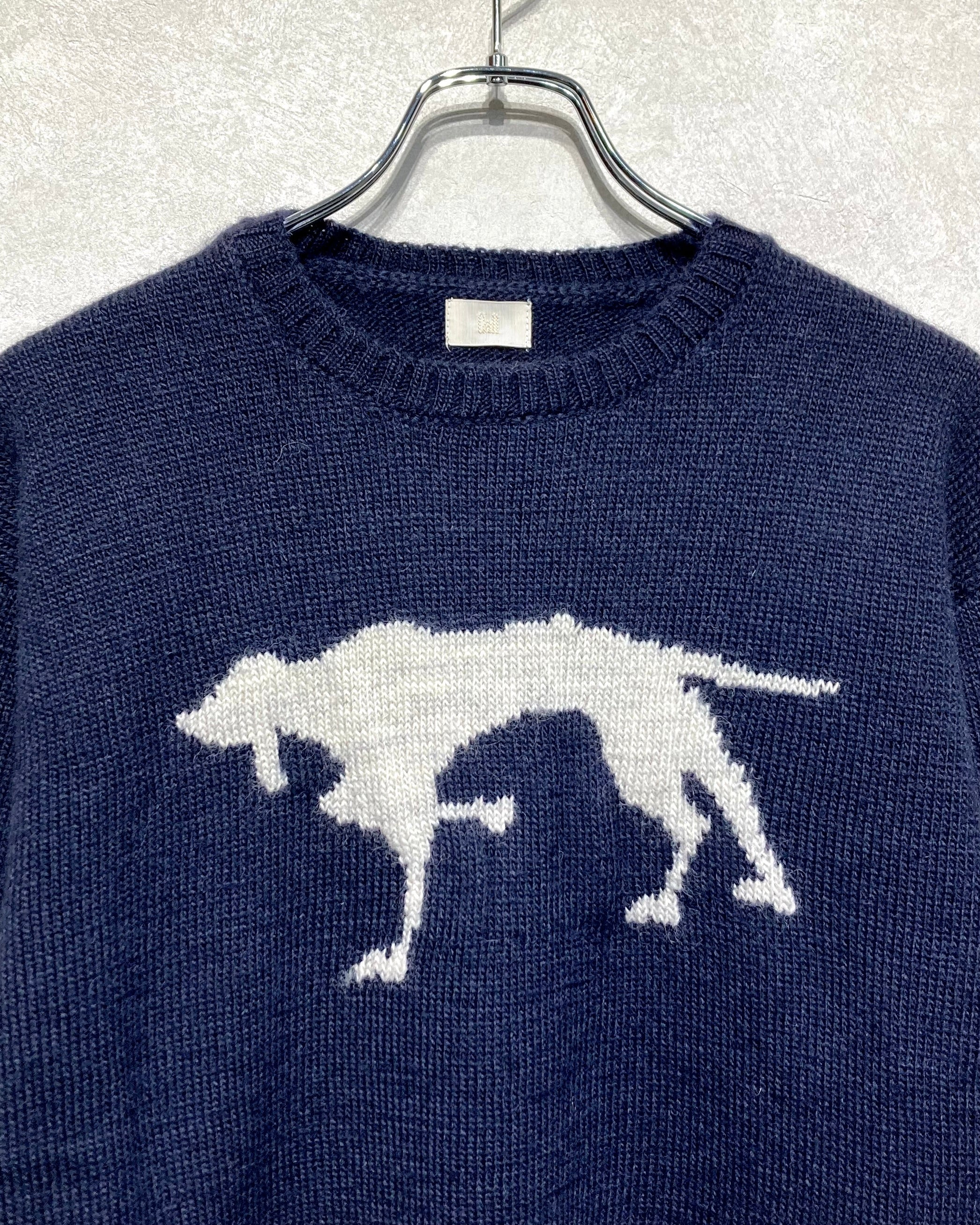 CALL / CL-DOG KNIT JUMPER - Navy