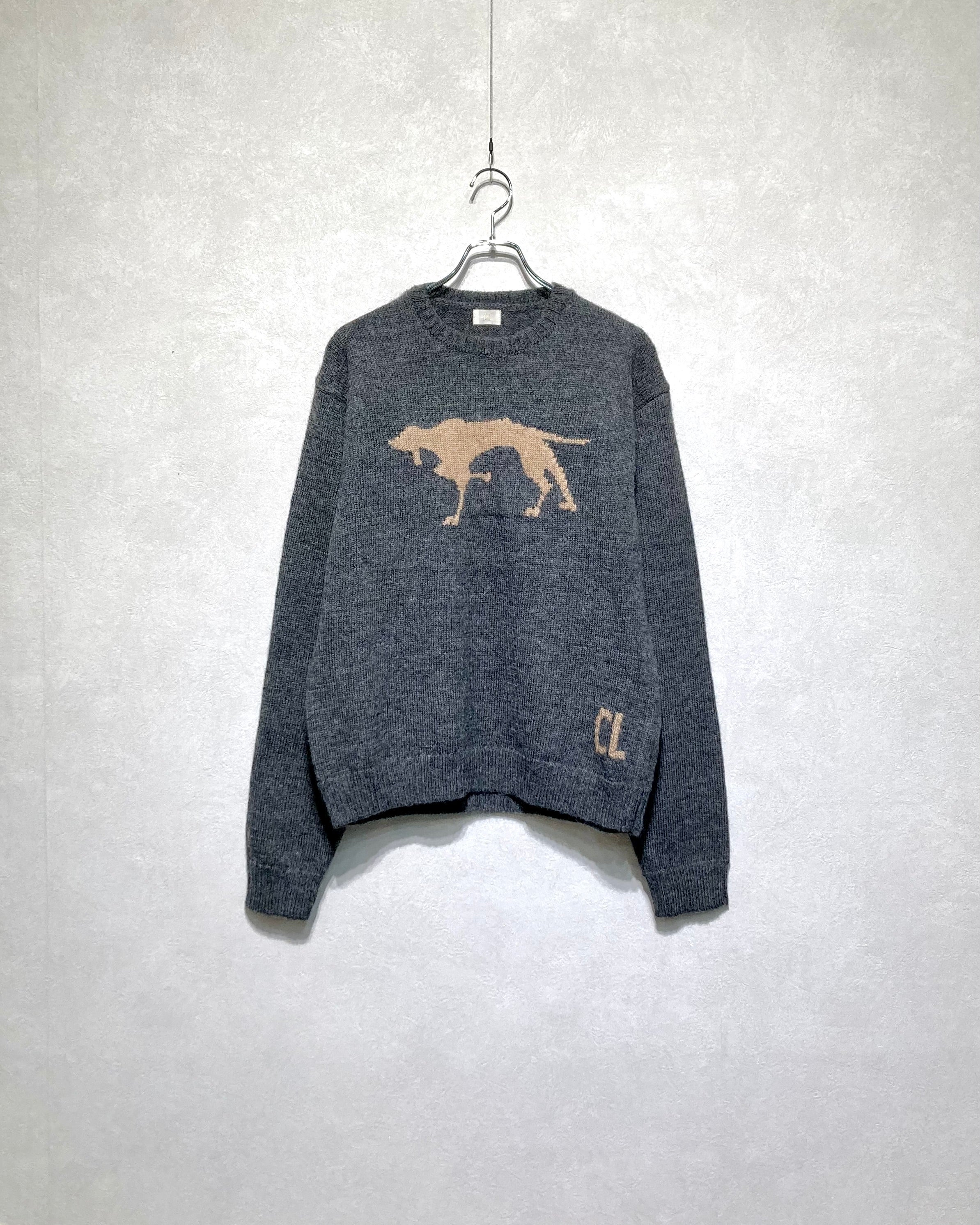 CALL / CL-DOG KNIT JUMPER - Charcoal