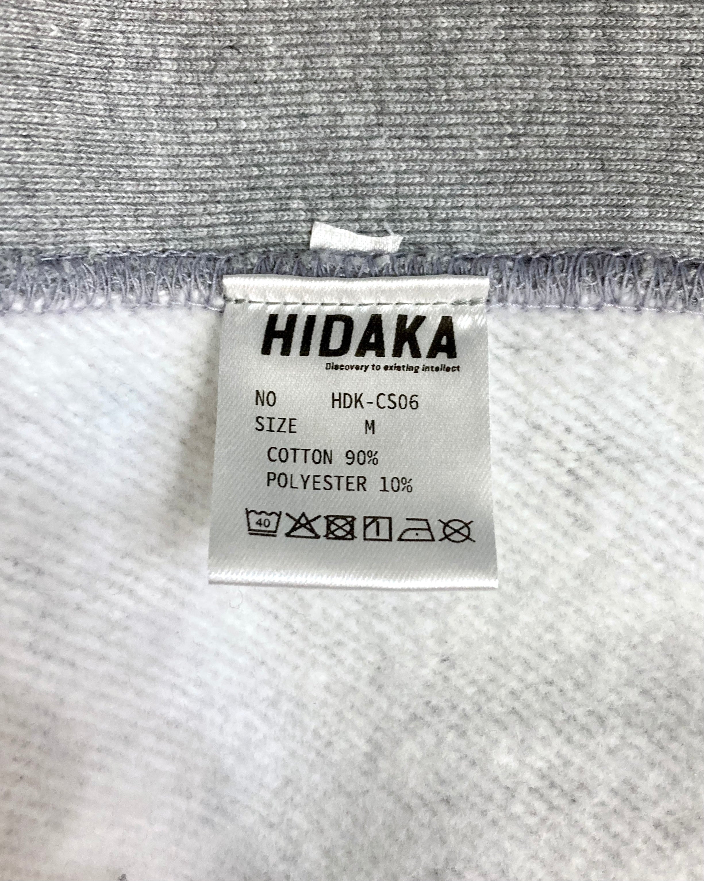 HIDAKA / X-RAY BAGGAGE SWEATSHIRTS - Ash