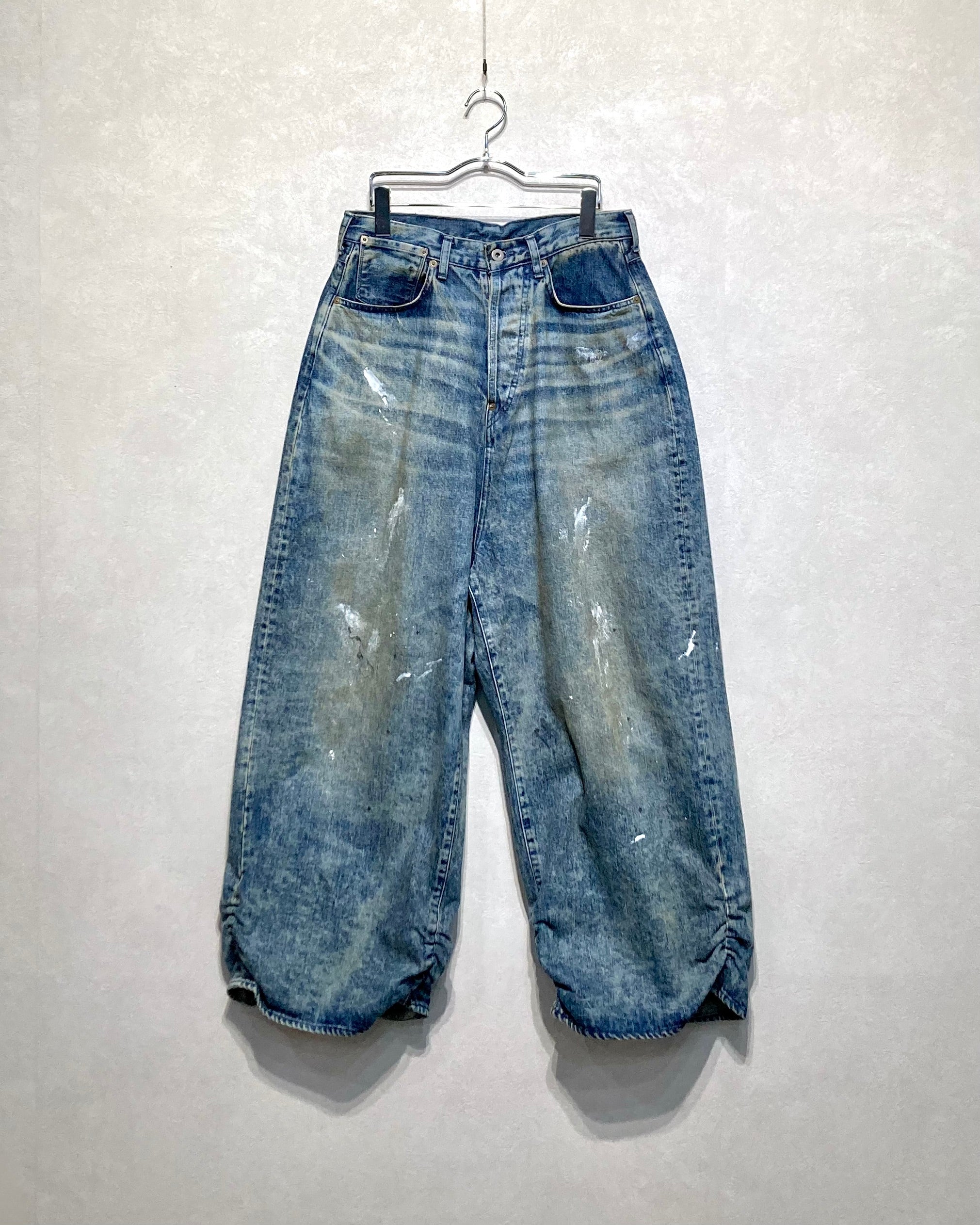 REFOMED / FRESH MAN DENIM WIDE PANTS - Paint