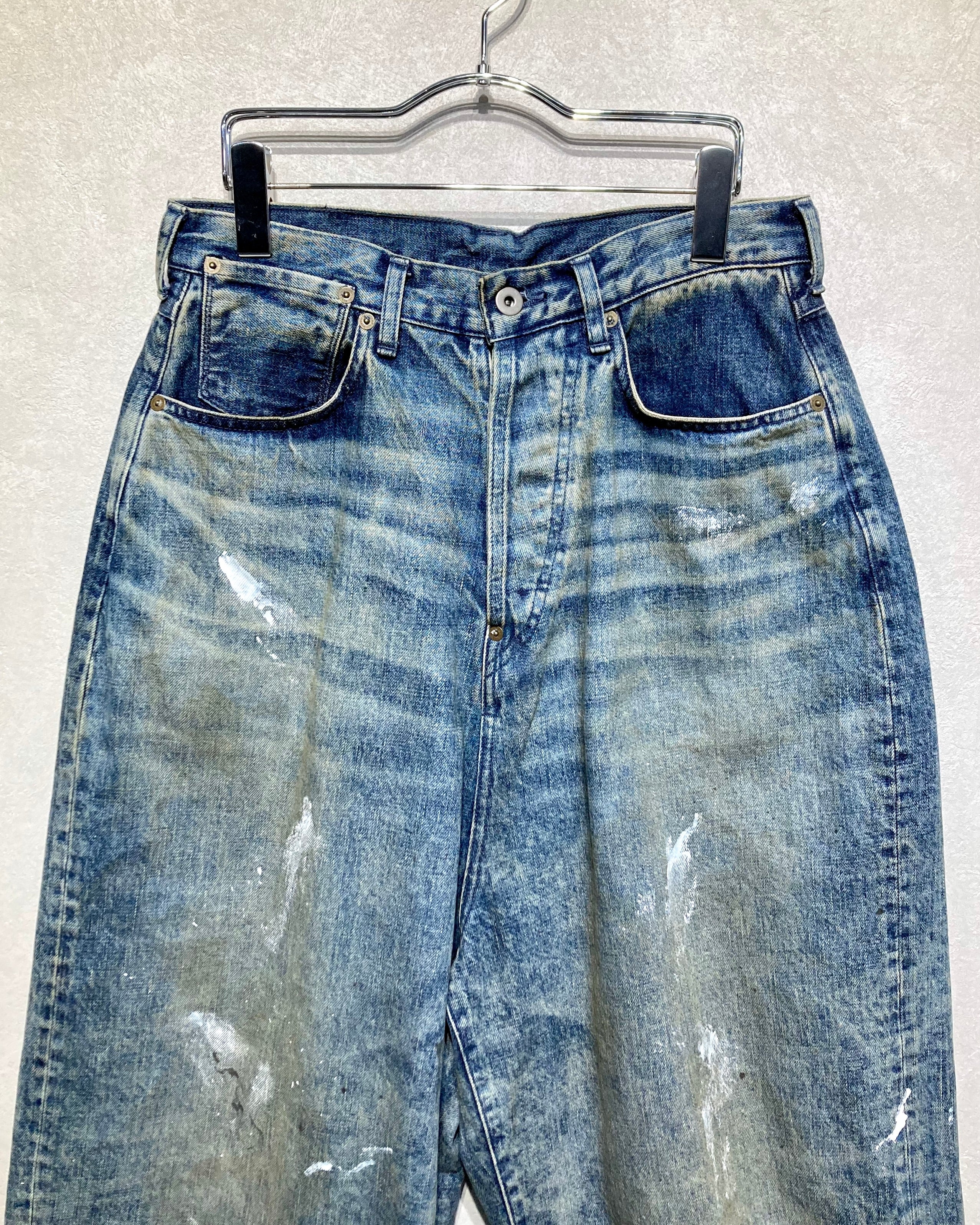 REFOMED / FRESH MAN DENIM WIDE PANTS - Paint