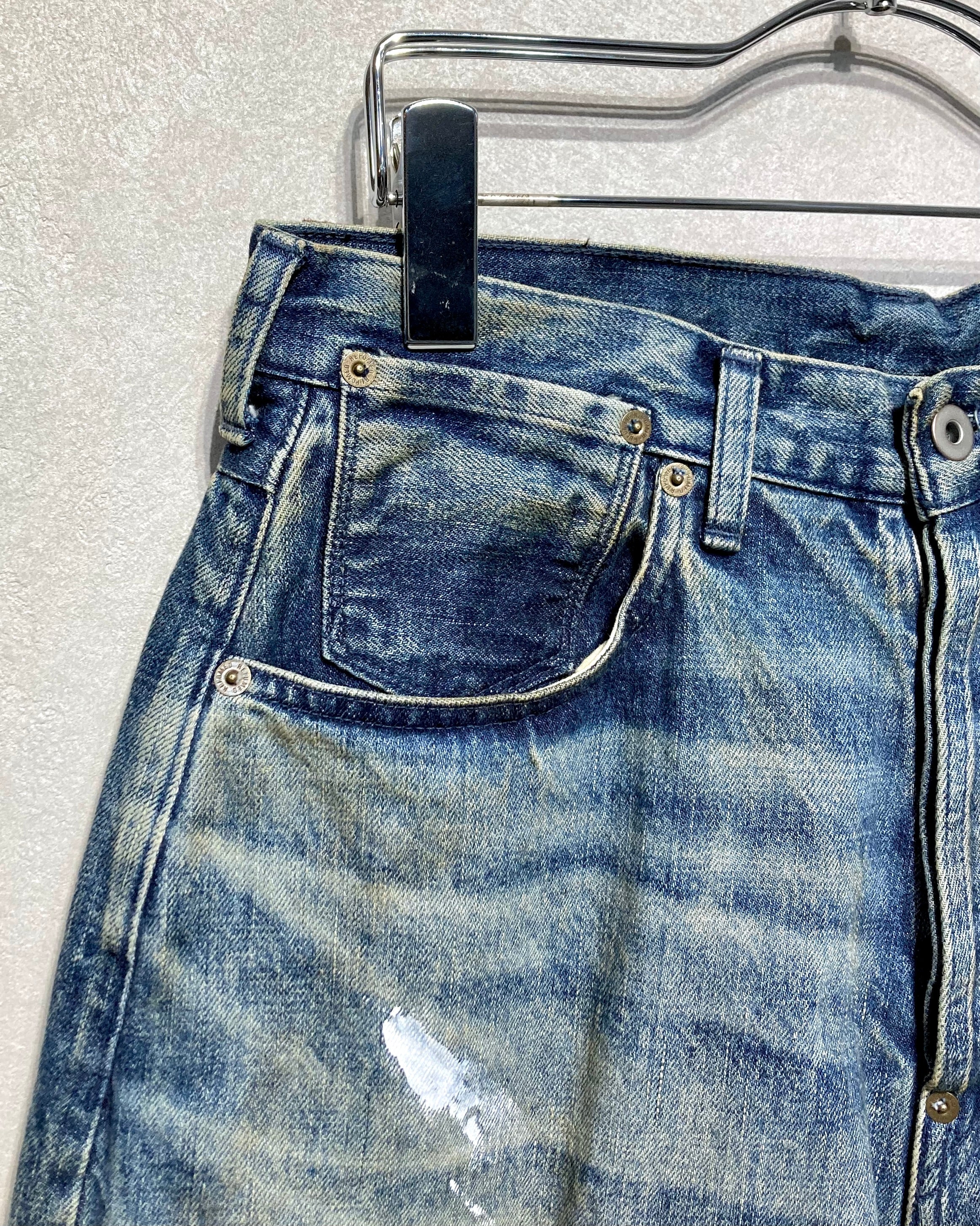 REFOMED / FRESH MAN DENIM WIDE PANTS - Paint