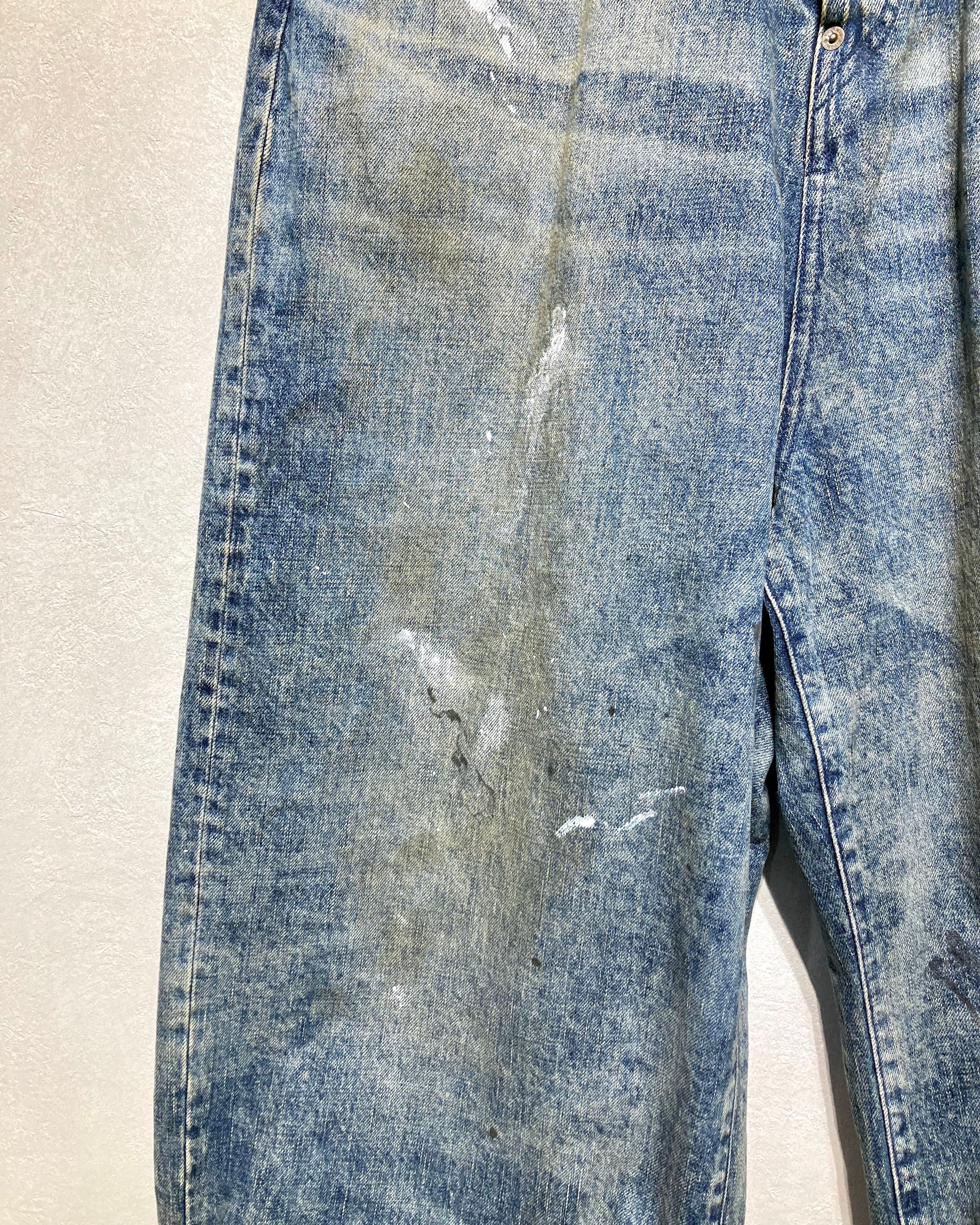 REFOMED / FRESH MAN DENIM WIDE PANTS - Paint