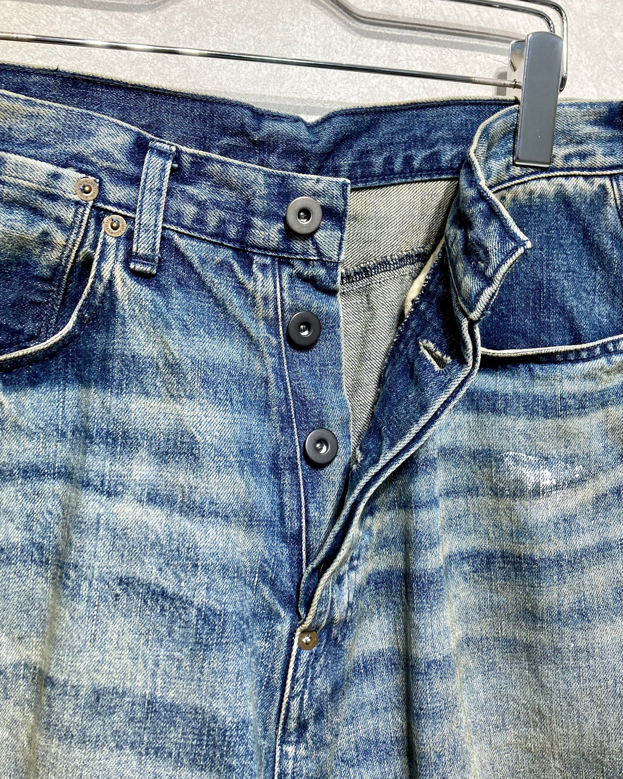 REFOMED / FRESH MAN DENIM WIDE PANTS - Paint