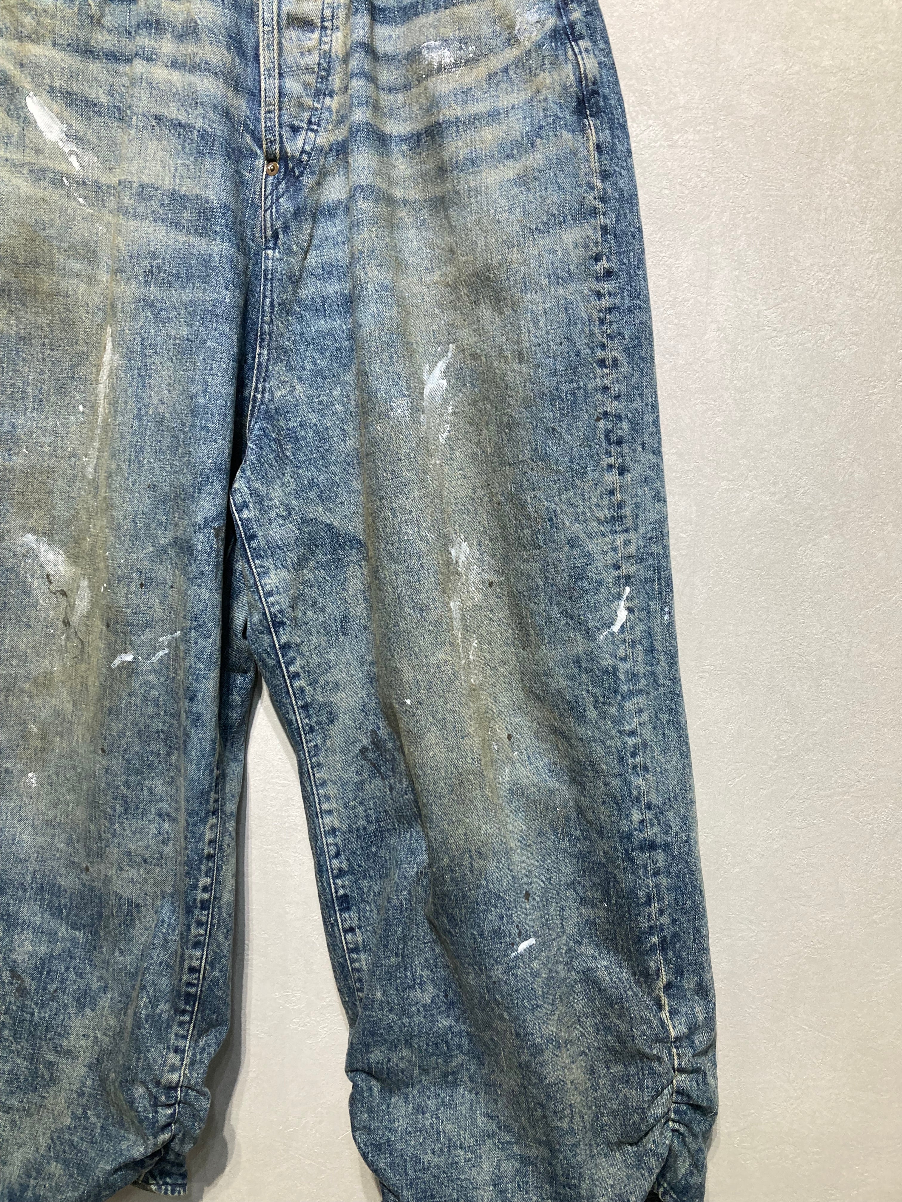 REFOMED / FRESH MAN DENIM WIDE PANTS - Paint