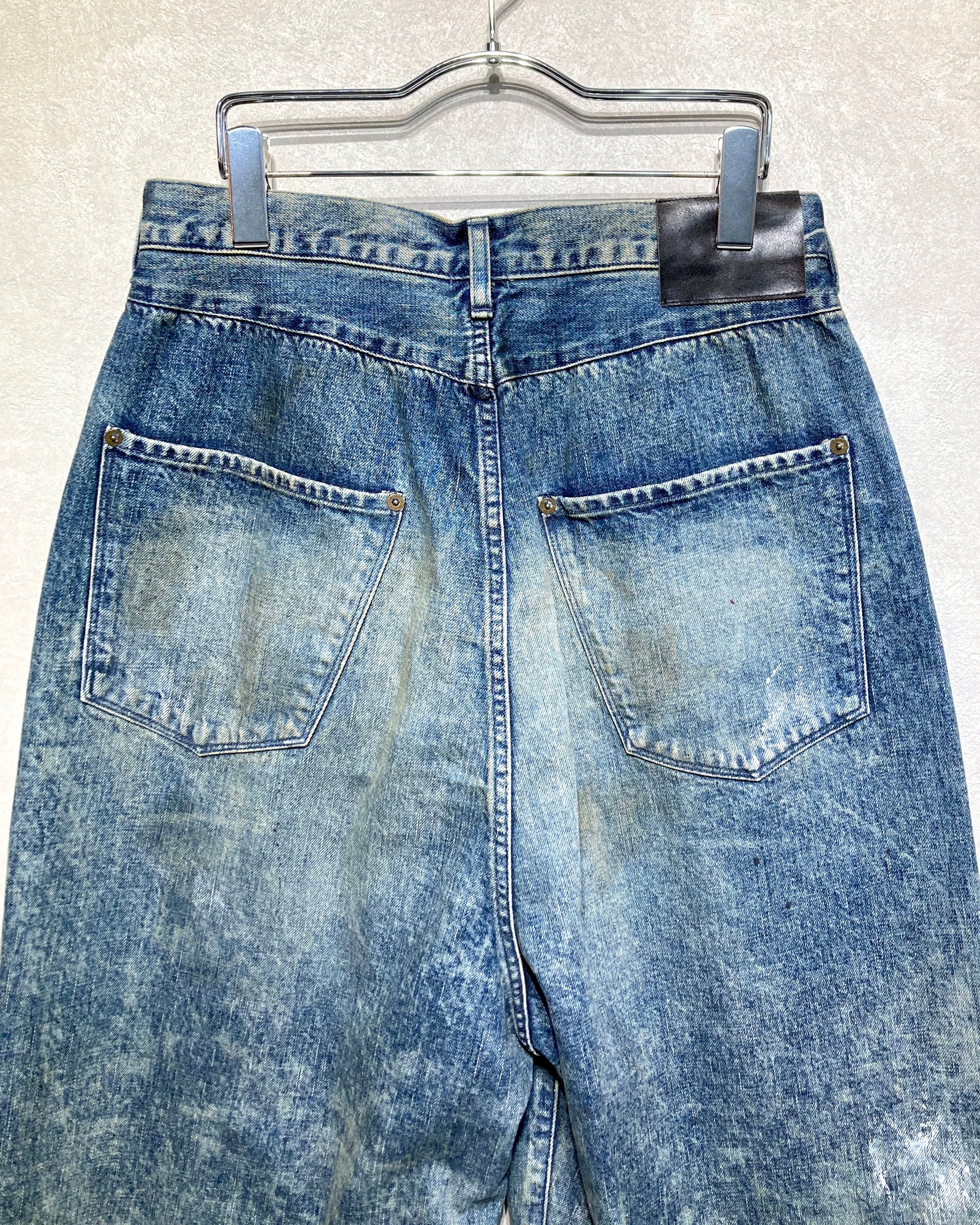 REFOMED / FRESH MAN DENIM WIDE PANTS - Paint