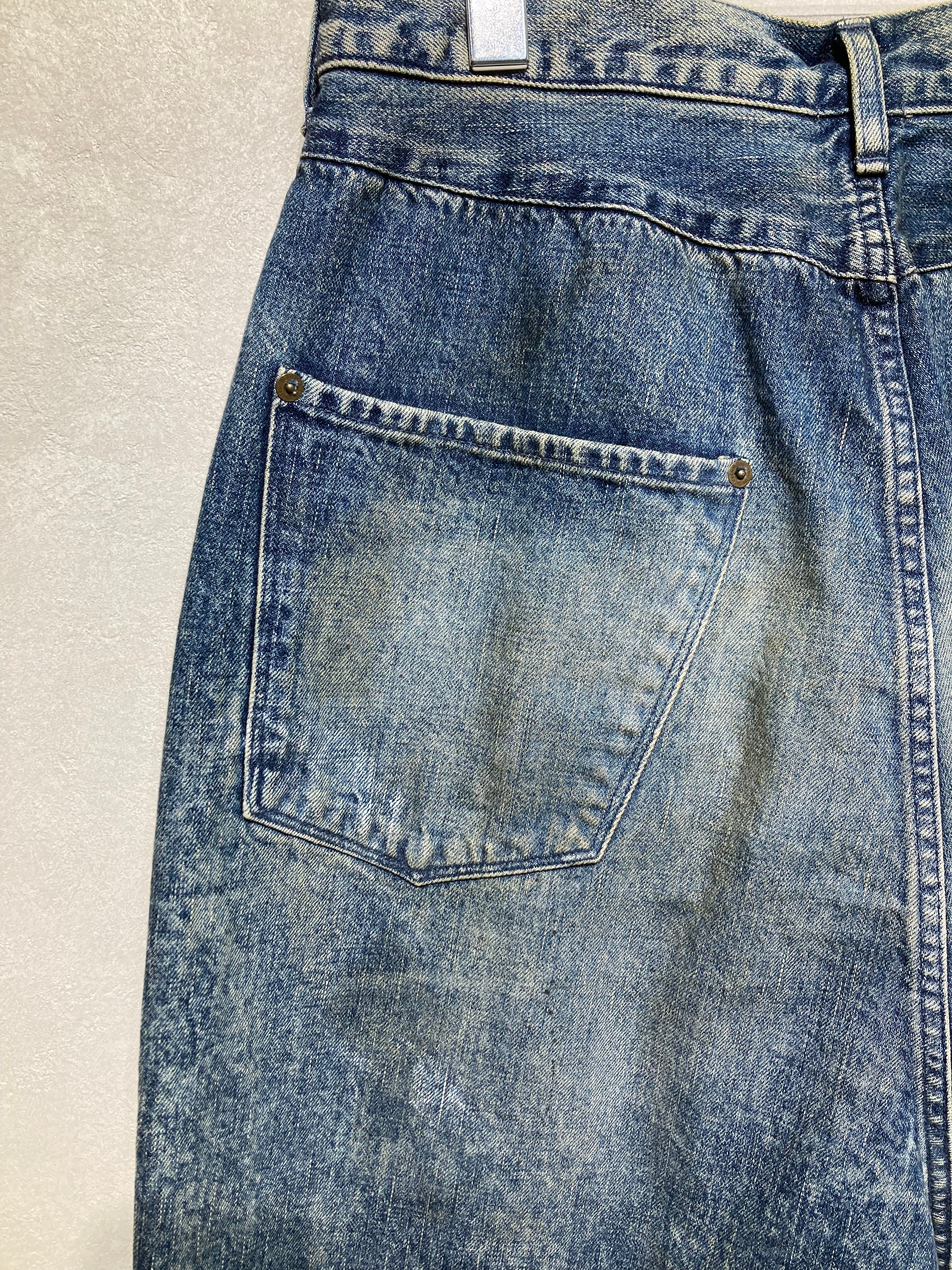 REFOMED / FRESH MAN DENIM WIDE PANTS - Paint