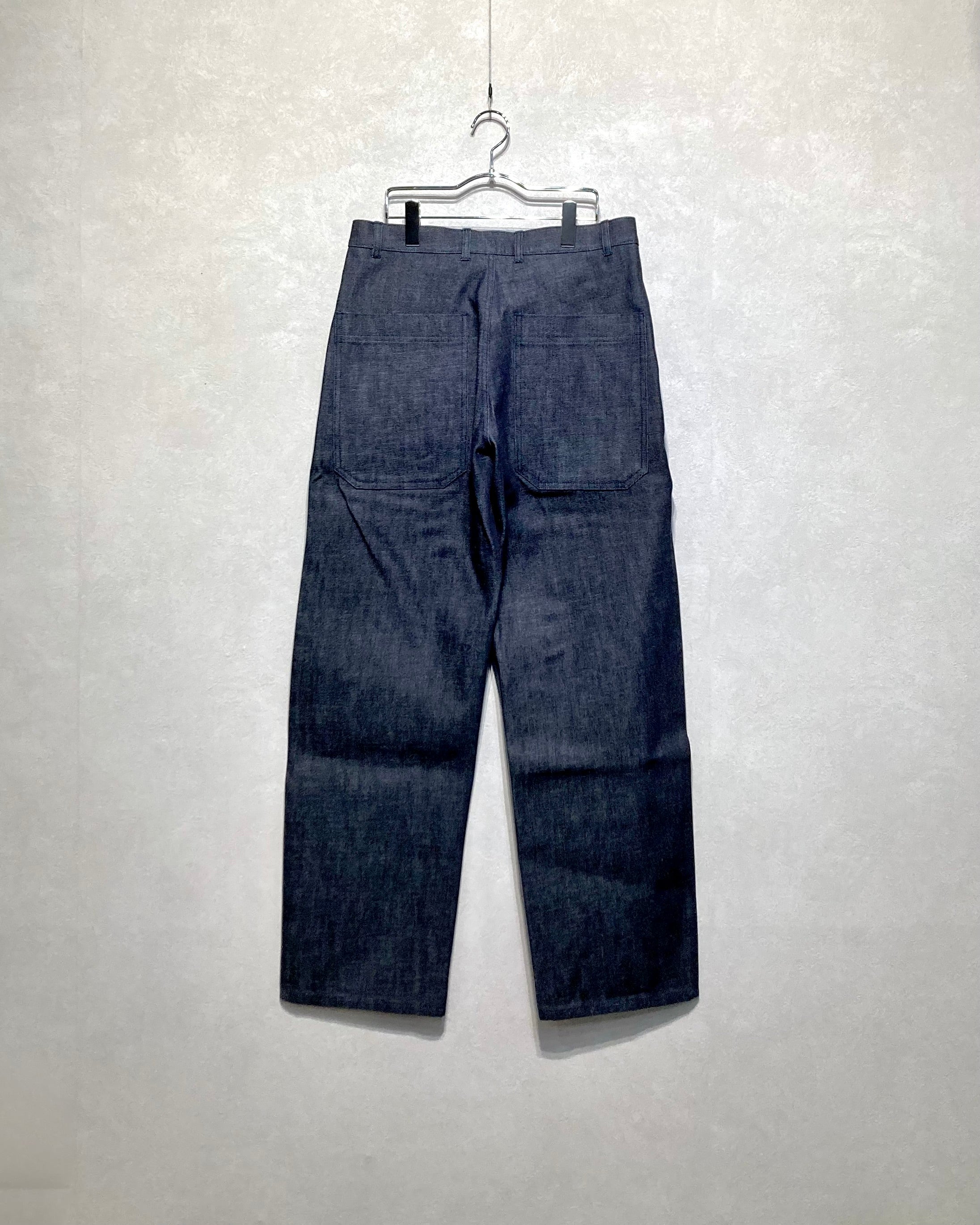 ISSUETHINGS / TYPE104/Pants/Non-washed - Indigo blue