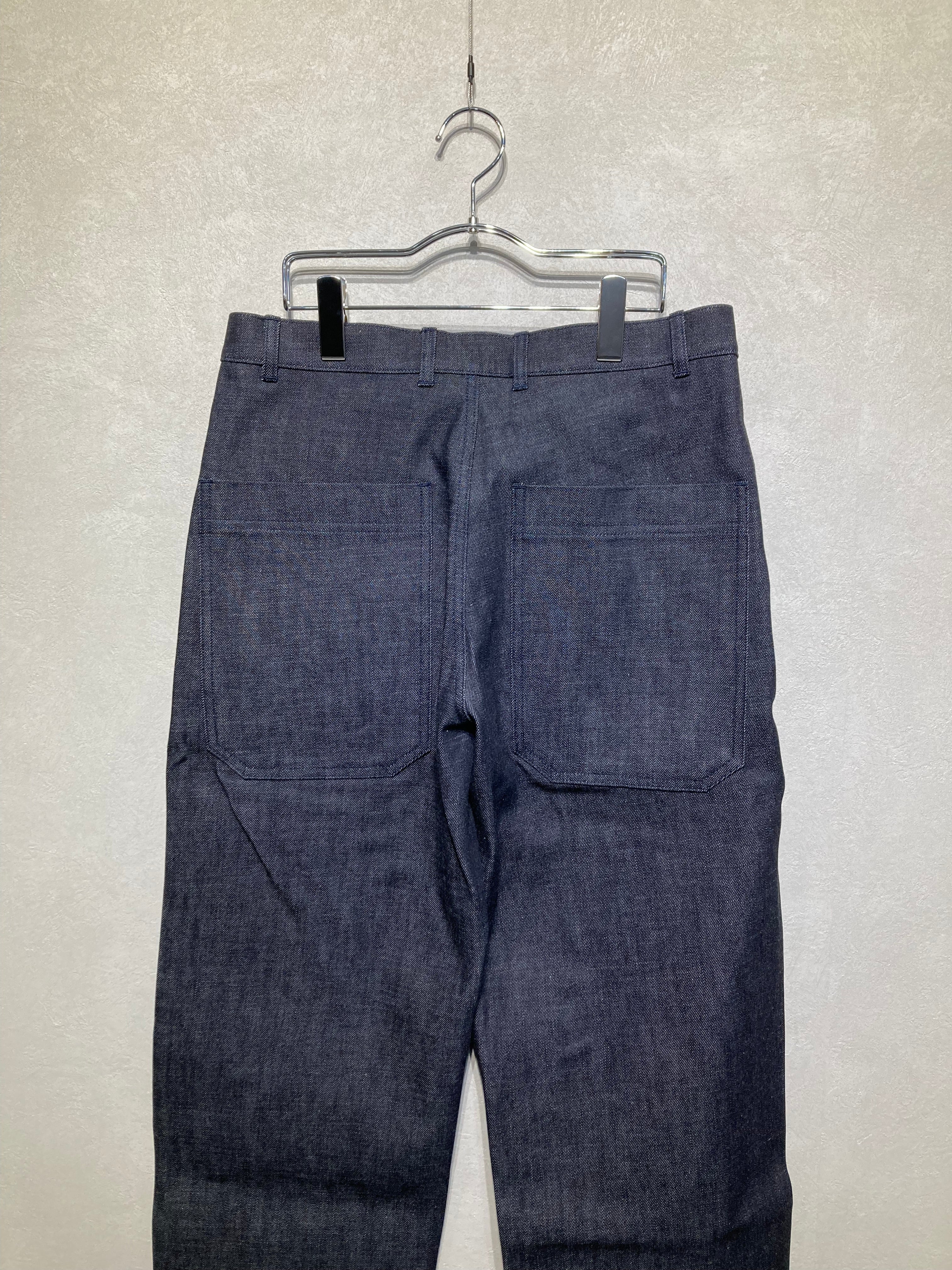 ISSUETHINGS / TYPE104/Pants/Non-washed - Indigo blue