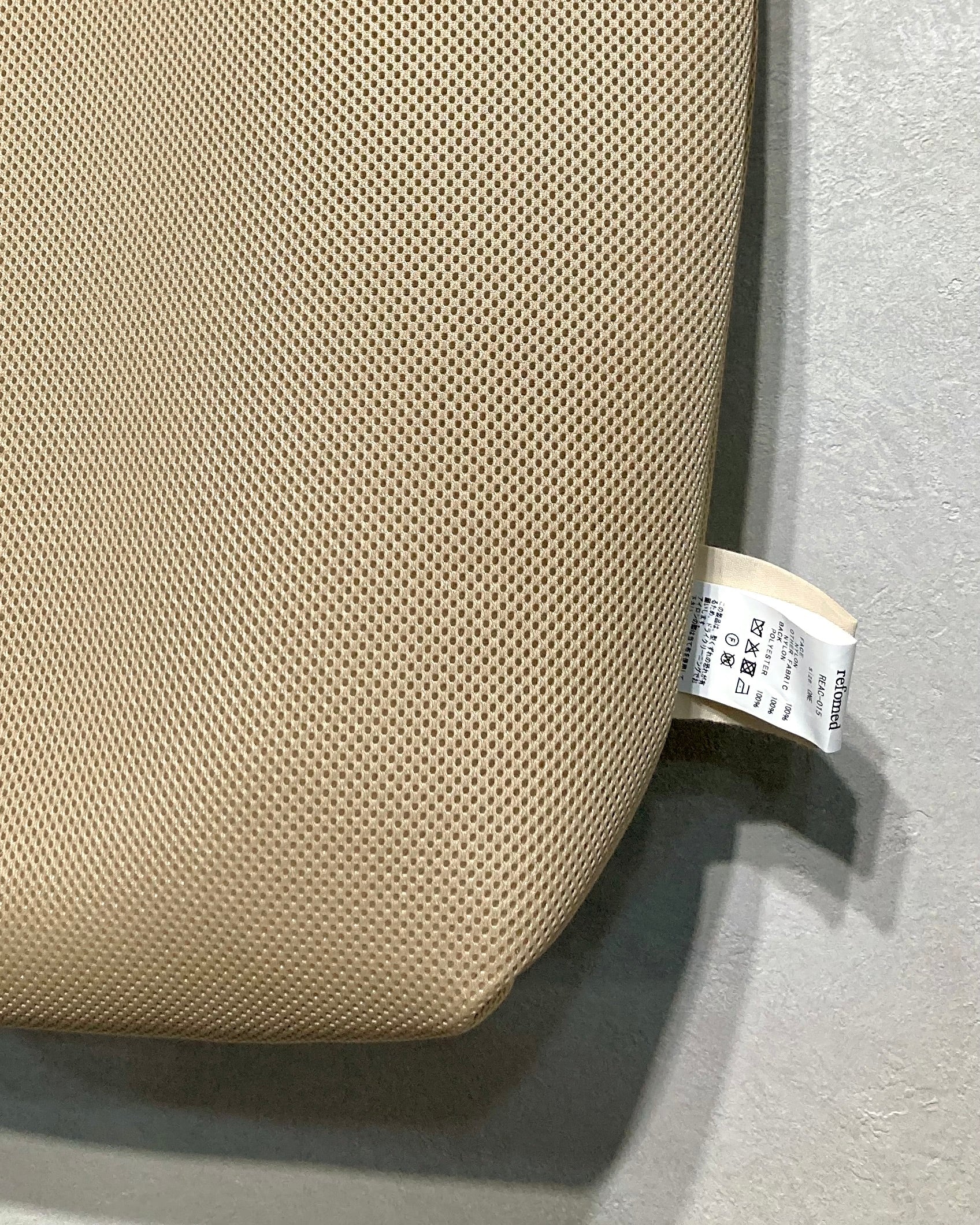 REFOMED / NEXT MAN TOOL BAG - Beige