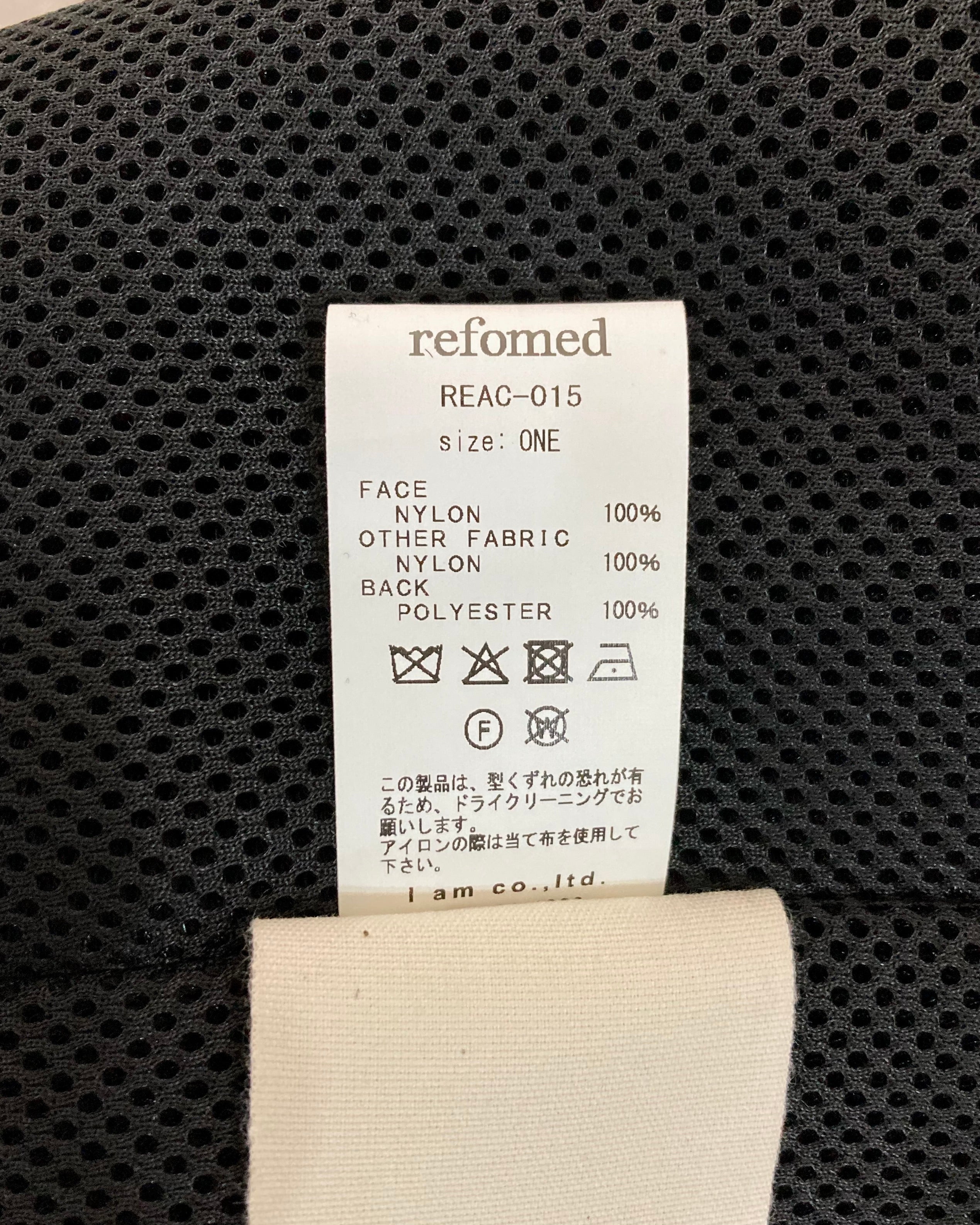 REFOMED / NEXT MAN TOOL BAG - Black